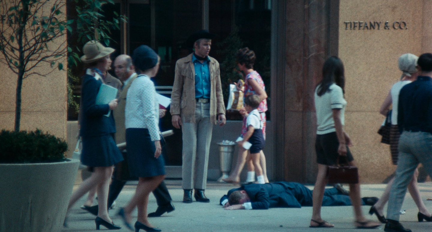 Still image from “Midnight Cowboy” (1969), directed by John Schlesinger, photographed by Adam Holender.