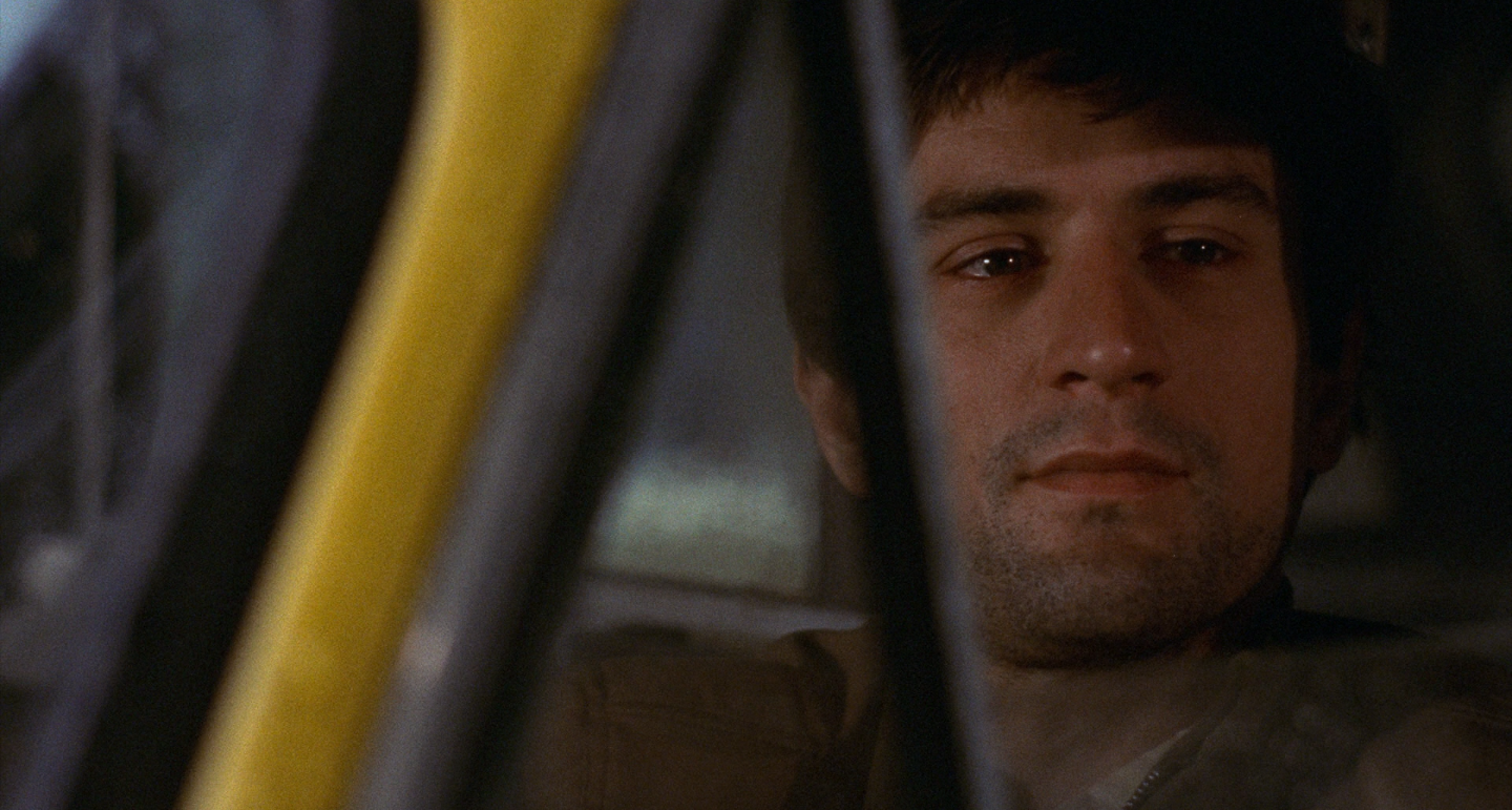 Still image from “Taxi Driver” (1976), directed by Martin Scorsese, photographed by Michael Chapman.