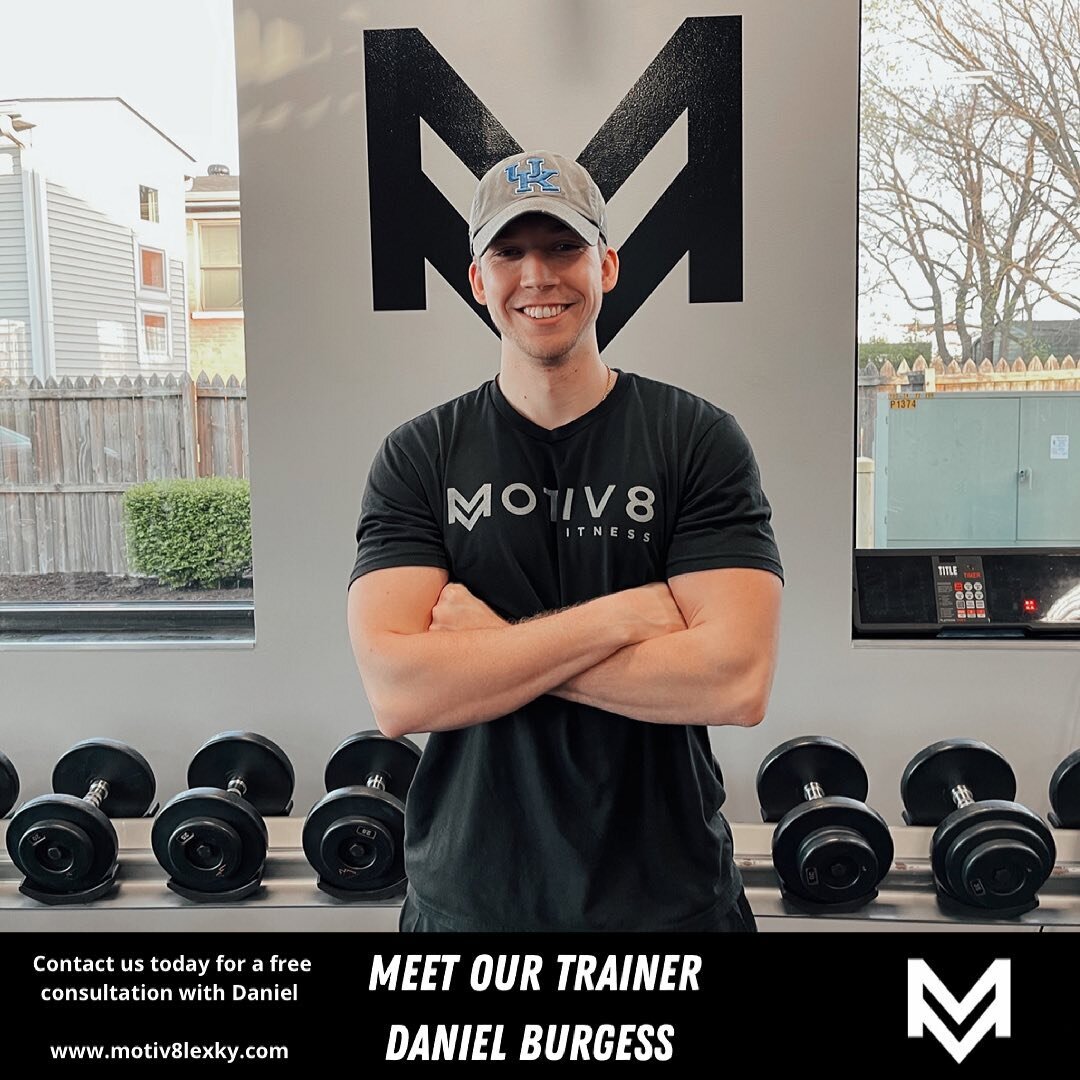 MEET OUR TRAINER DANIEL! 

Daniel graduated from the University of Kentucky in 2020 with a Bachelors Degree in Exercise Science and is a Certified Personal Trainer with NSCA. 

Daniel believes that strength training is for everyone and he instills th