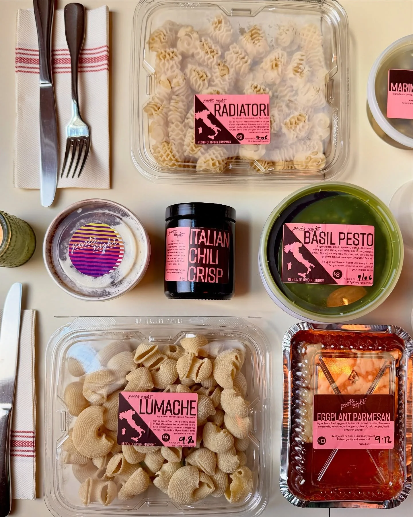 BIG NEWS! ✨ We&rsquo;re launching the PASTA &amp; PASTRY CLUB &mdash; a monthly collaboration between @pastanightbk
and @ciaogloria. Both sides of Vanderbilt, packed fresh for your table. 💖💙

✨One month it might be gnocchi alla Sorrentina, silky ta