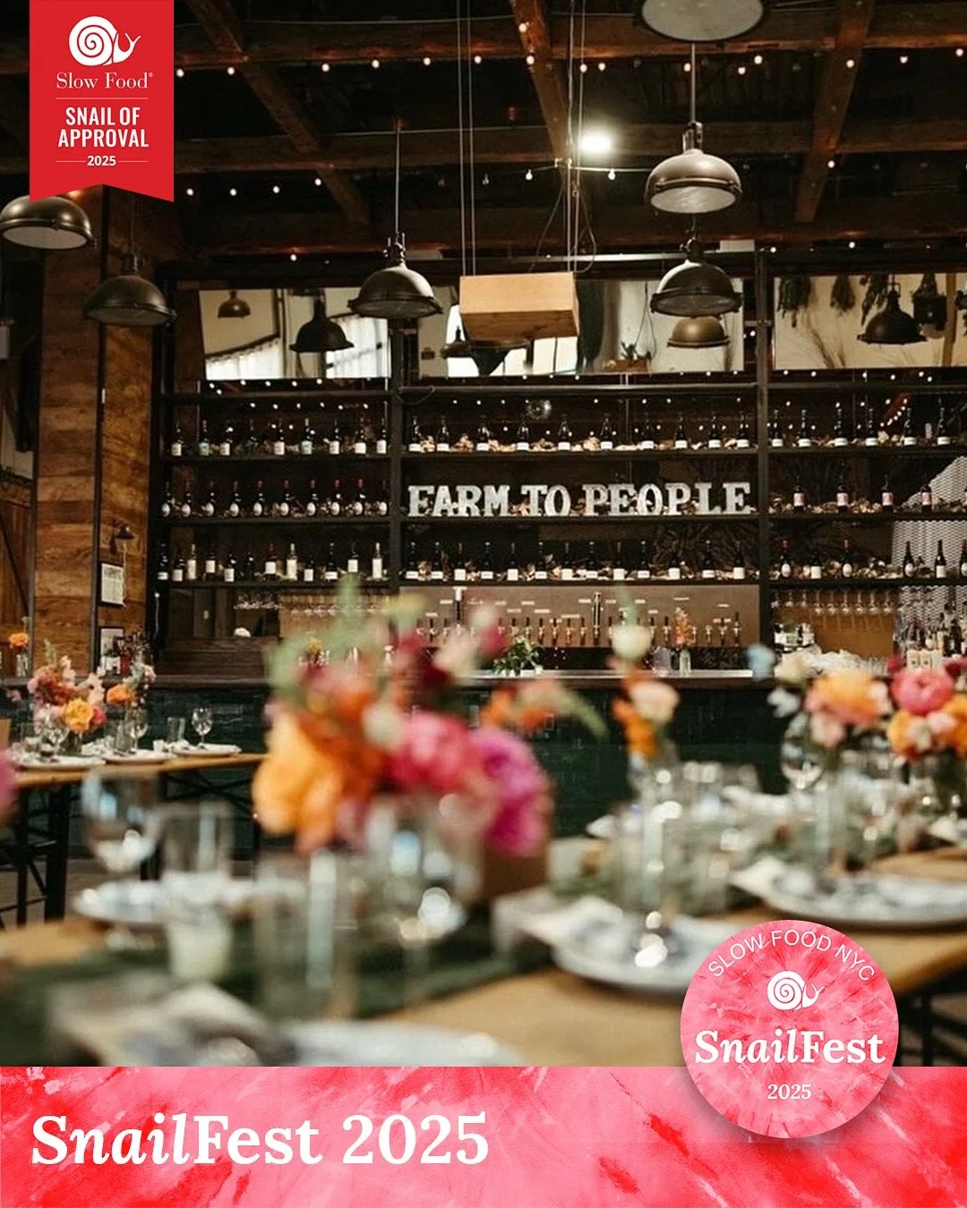 We&rsquo;ve been recognized for our commitment to make good, clean and fair food for all 🍽️ As proud Slow Food NYC Snail of Approval inductees this year, we&rsquo;re looking forward to attending 🐌 Snail Fest 2025, Slow Food NYC&rsquo;s fall fundrai