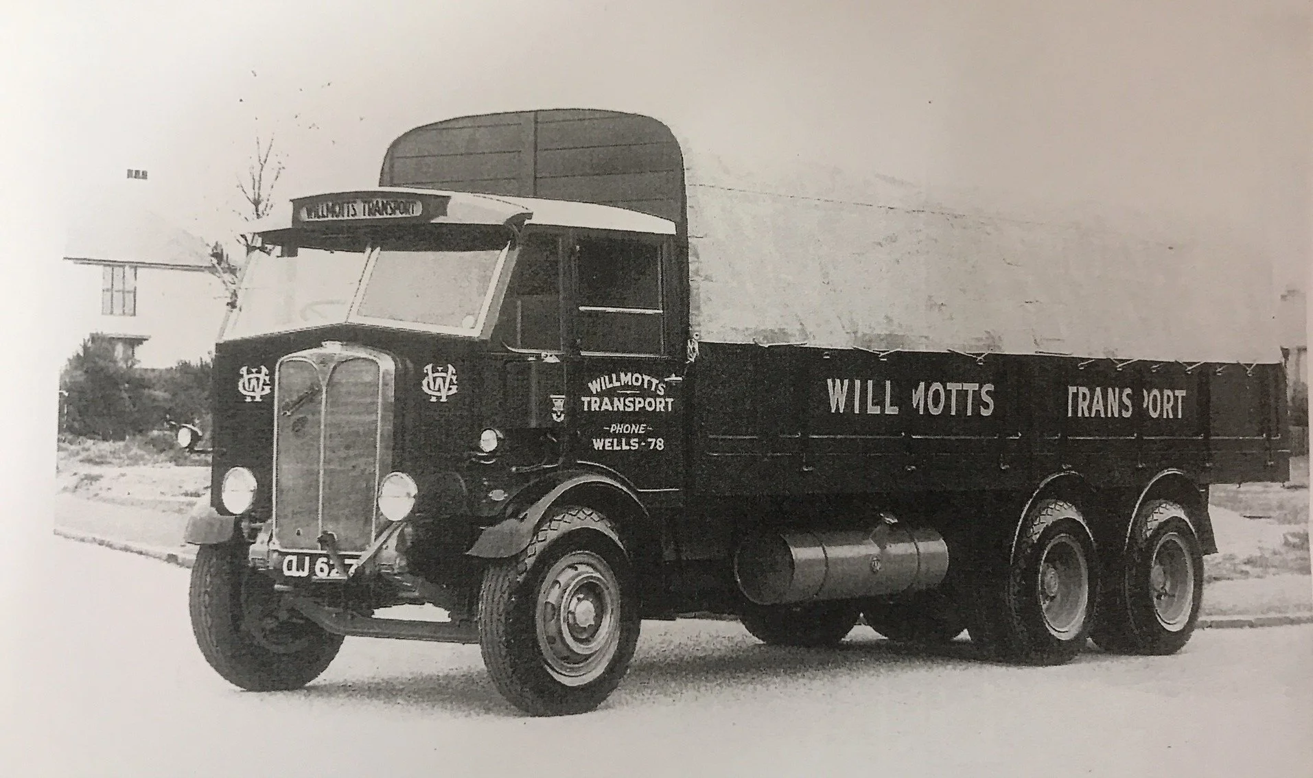 from the Willmotts' archive - this AEC Mammoth vehicle was the first truck that the company bought new in 1936.