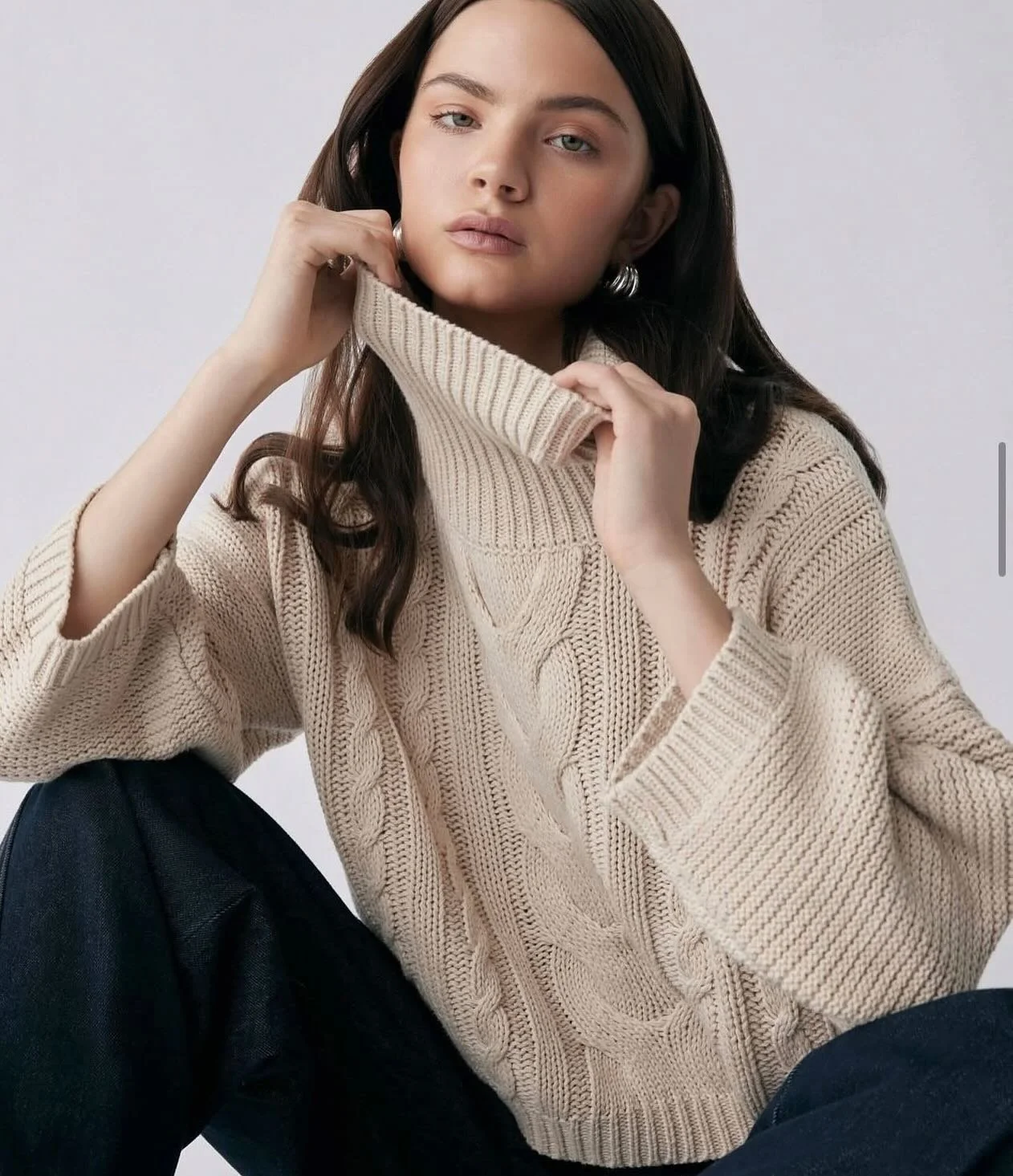 Wardrobe essentials 🍂 @esmaee Summit Knit now available in stores!