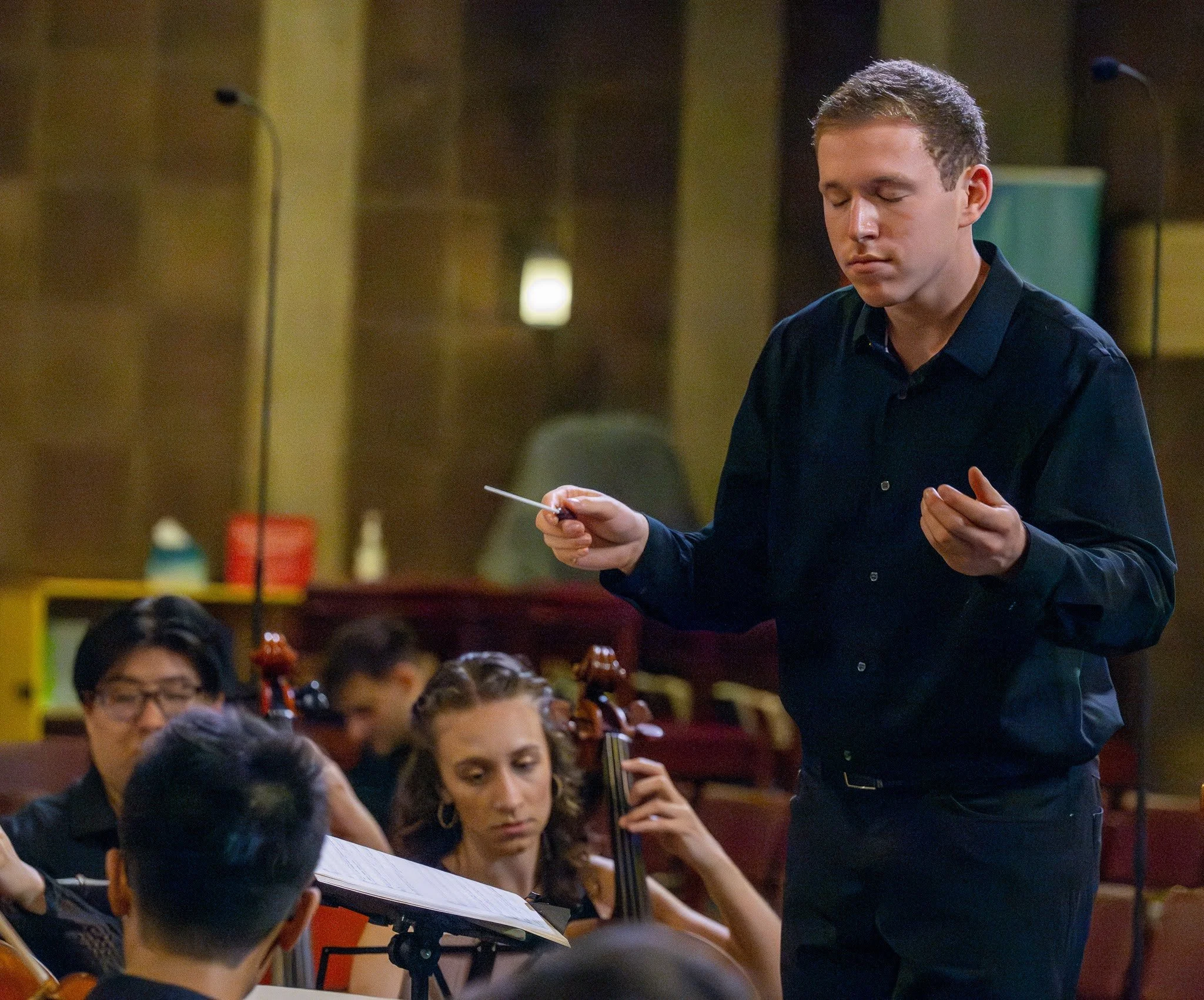 Conducting the Weill Cornell Music & Medicine Orchestra