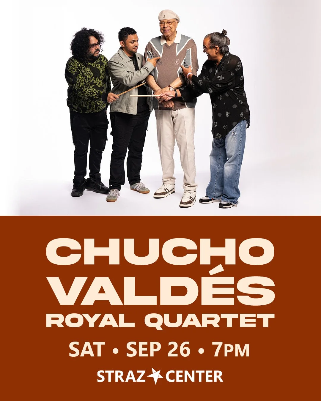 Chucho Valdés brings Afro-Cuban jazz royalty to Tampa’s Straz Center on Saturday, September 26, 2026. #JazzBluesFlorida
