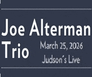 The Joe Alterman Trio at Judson's in Orlando March 25, 2026 - Presented by Central Florida Jazz Society. #JazzBluesFlorida