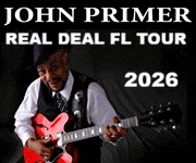 John Primer on Tour in Florida March & April 2026 - Real Deal Chicago Blues. #JazzBluesFlorida