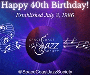 Space Coast Jazz Society Opens Season with Dan Wilborn & Friends in Concert September 13, 2026 in Merritt Island, FL. #JazzBluesFLorida