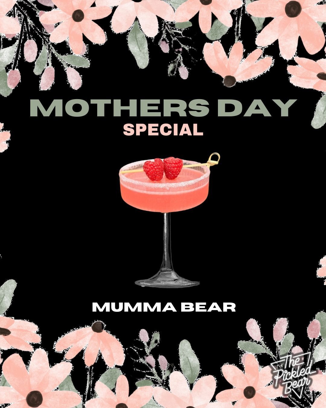 MOTHERS DAY SPECIAL ❤️🍸✨

Book a table for you and your mum ▶️ Link in Bio

🔥🔥🔥 Mum's will receive one FREE Mumma Bear Cocktail on arrival...
Just screenshot this post and show to the bar staff ✨