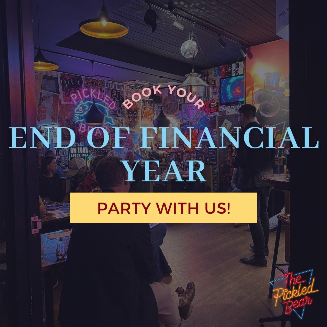 🎉🍻 Celebrate the End of Financial Year at The Pickle Bear! 🍻🎉

Looking for the perfect spot to toast to your team&rsquo;s success? The Pickle Bear has you covered! Enjoy signature drinks, gourmet bites, music, and a vibrant atmosphere.

✨ Book no