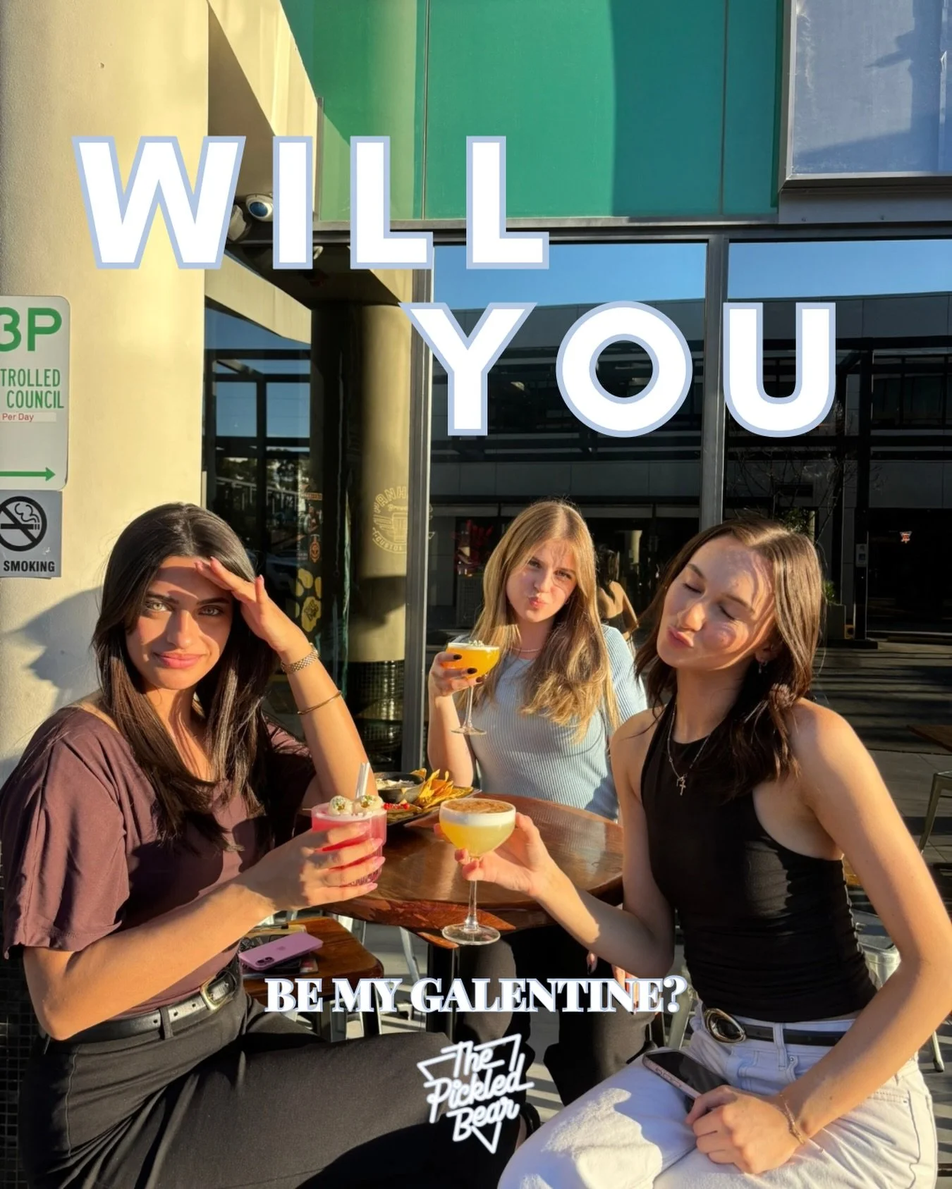 Galentine&rsquo;s Day is tomorrow! Have you booked yet? Reserve your spot now and enjoy a complimentary glass of wine per person 🥂