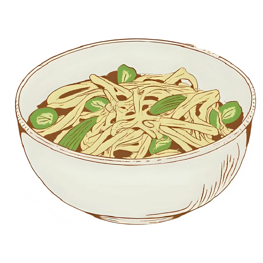 Creamy Courgette, Lemon and Basil Linguine