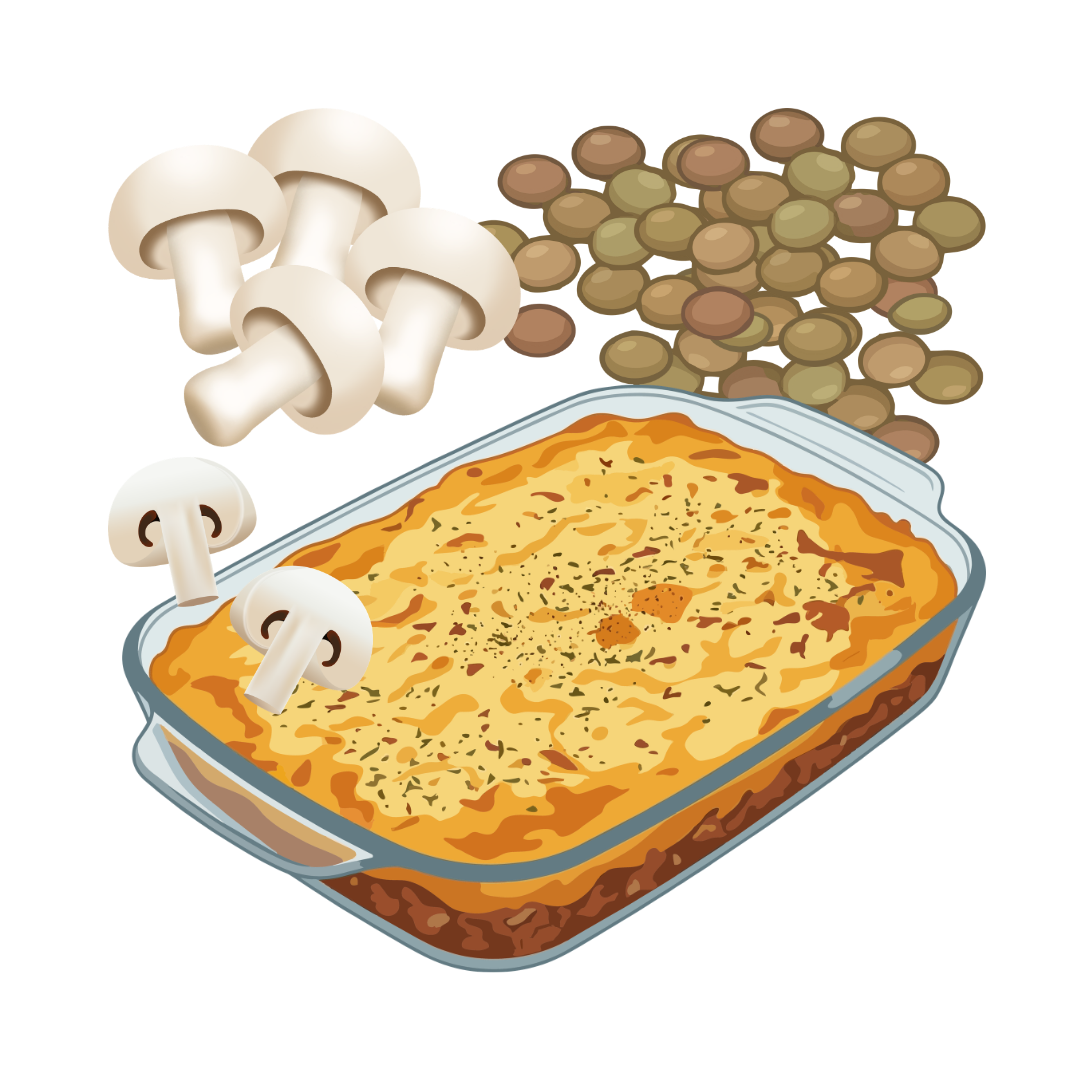 Lentil and Mushroom ‘Shepherd’s Pie’
