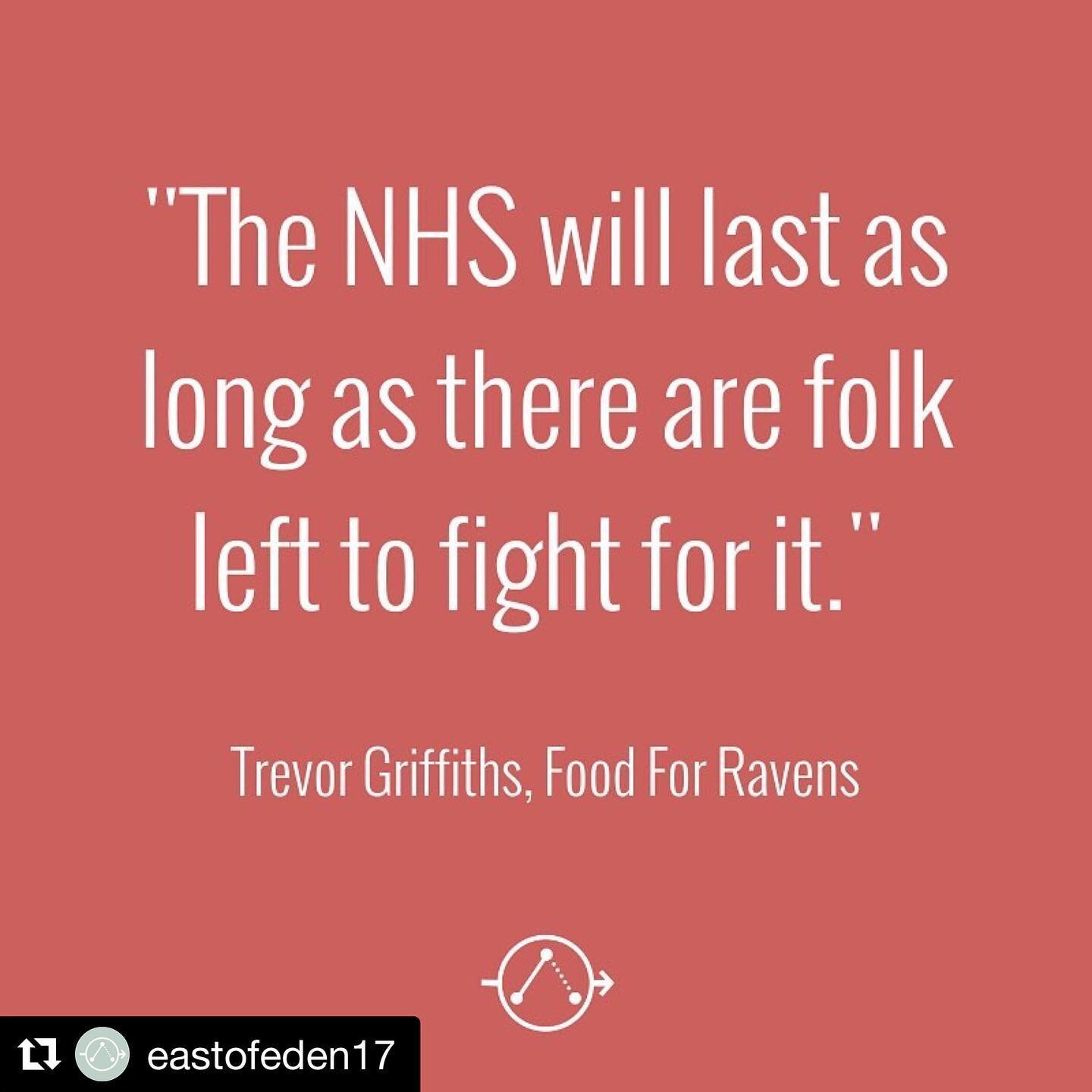 #Repost @eastofeden17 with @get_repost
・・・
And right now we have people fighting tooth and nail to keep the NHS going and treating the huge numbers of people coming in, and all we really need to do is STAY HOME. My anaesthetist neighbour was sobbing 