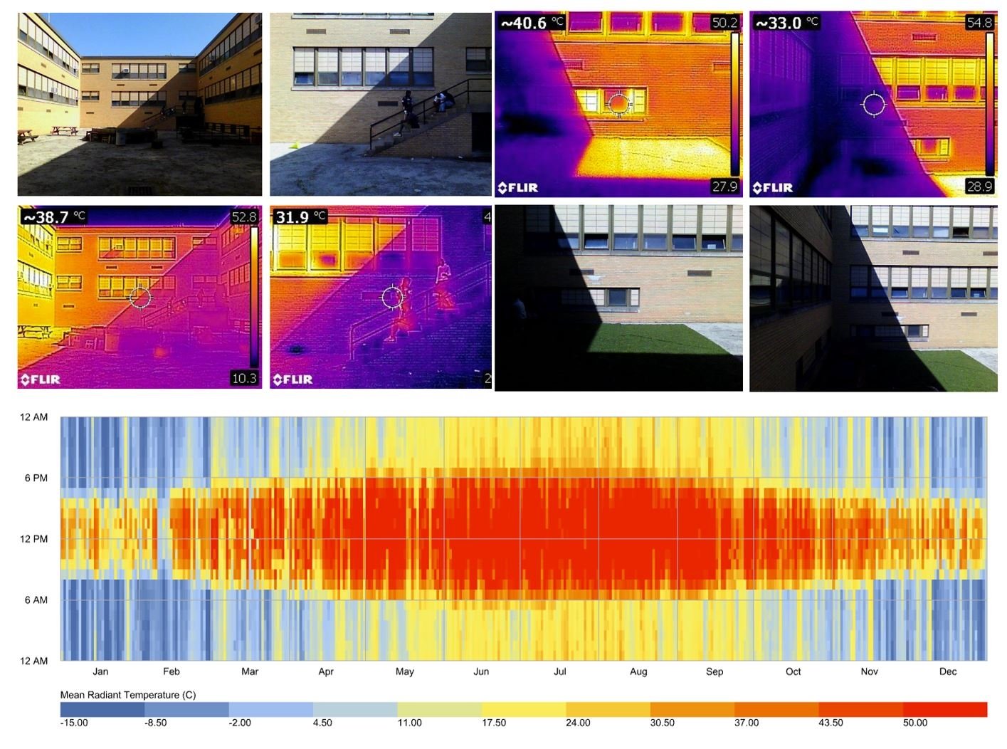 Courtyard Thermal Image