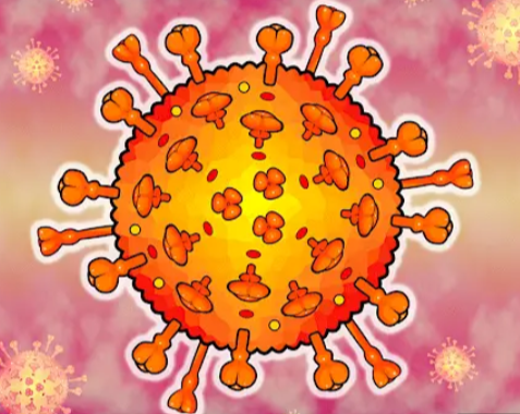 Illustration of a virus
