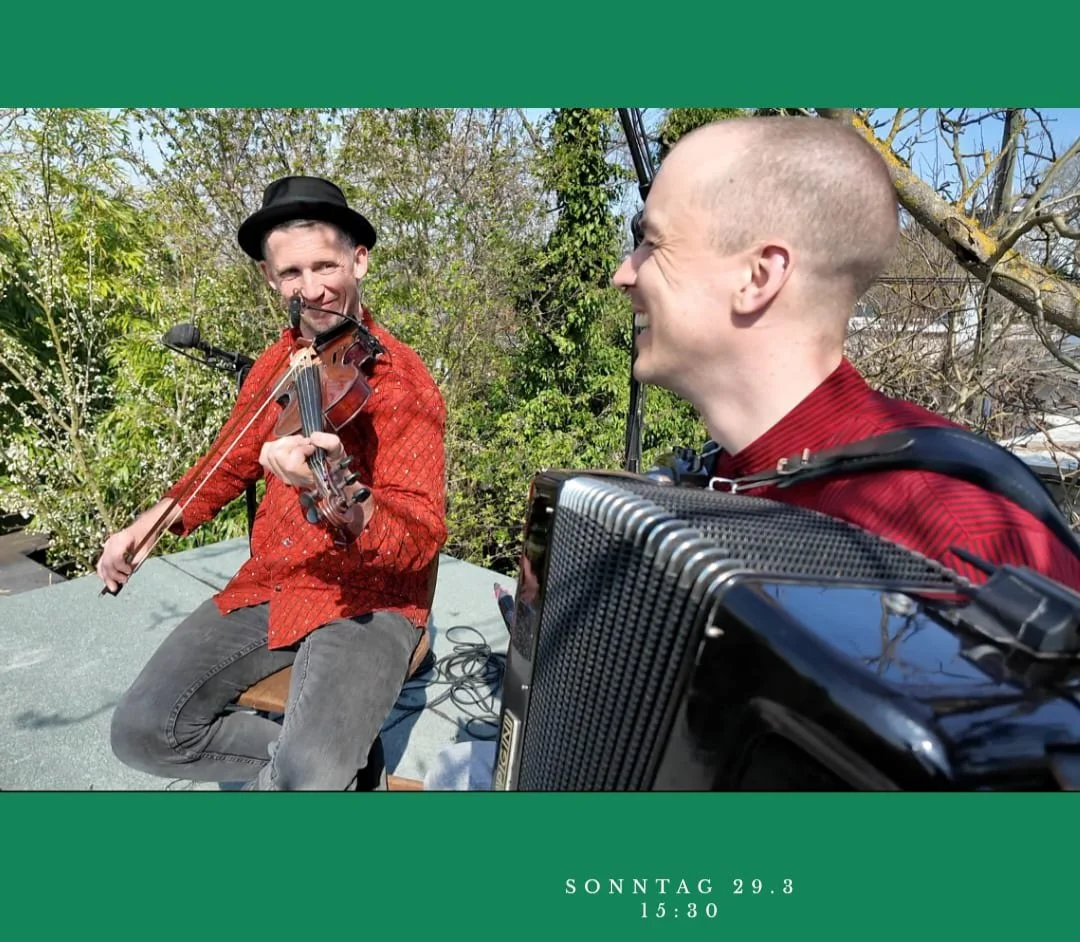 Hurra! 
Am 29.3. 2026 ab 15.30 Uhr spielen 
DUO COFE für uns , welche Freude!!!!