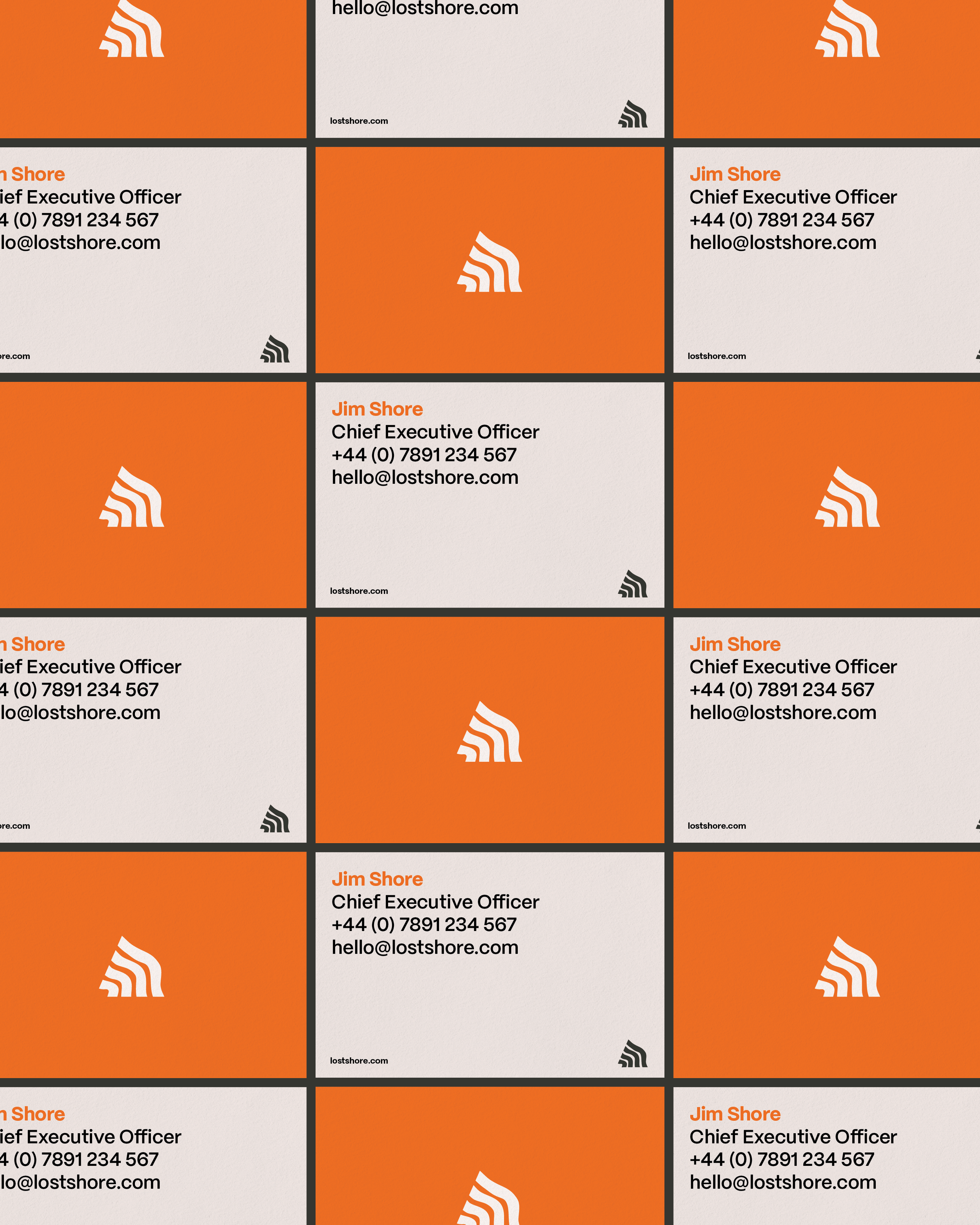 Lost Shore Edinburgh Business Card