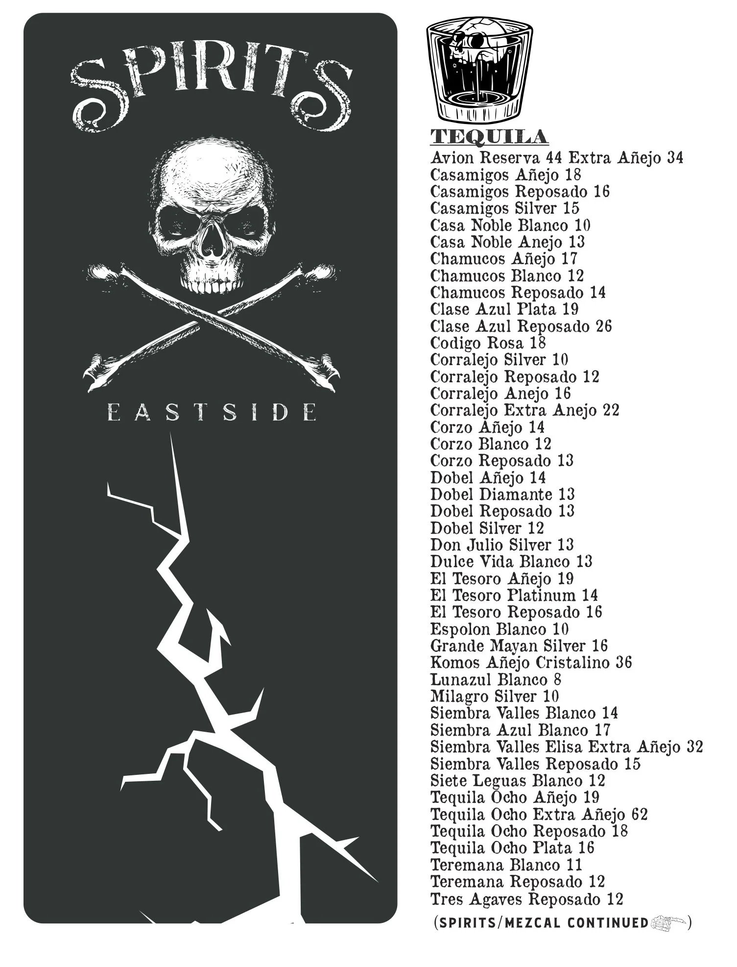 MENUS — Diego's East Side Providence