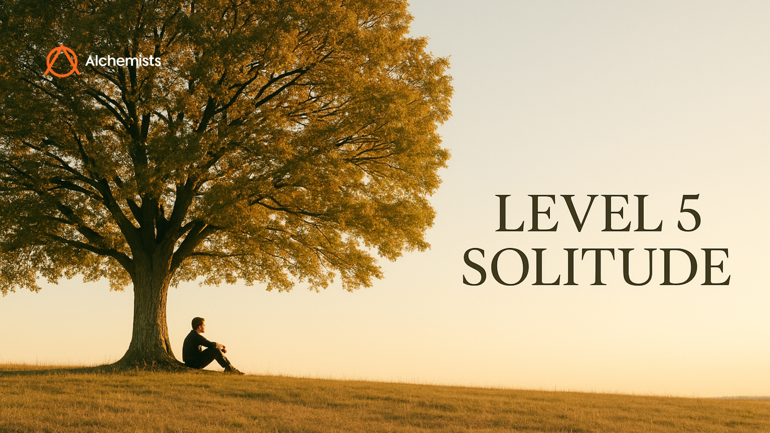 Level 5 Solitude → The Space Where Greater Leaders Are Forged ...
