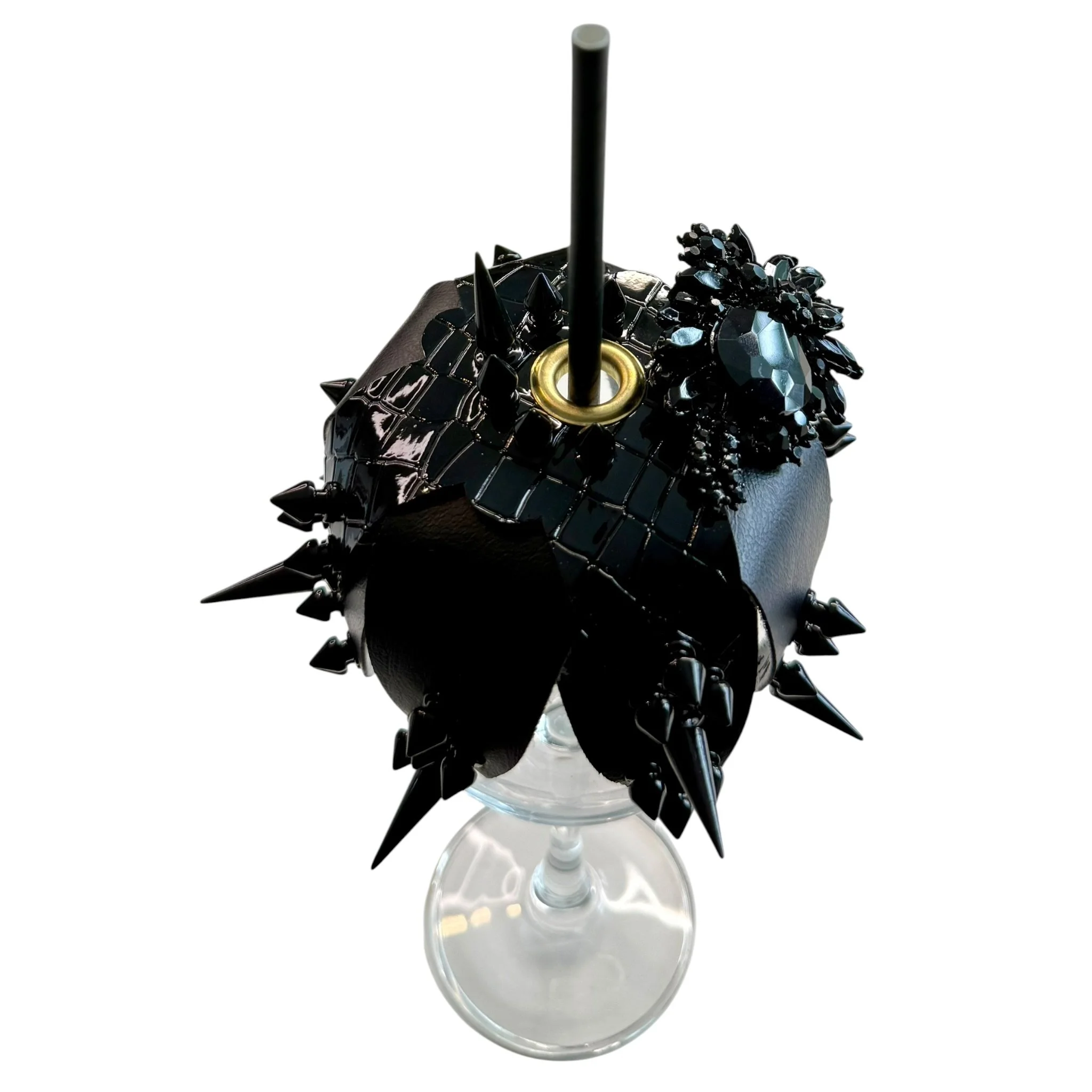 Vanity Black Spike Drink Cover
