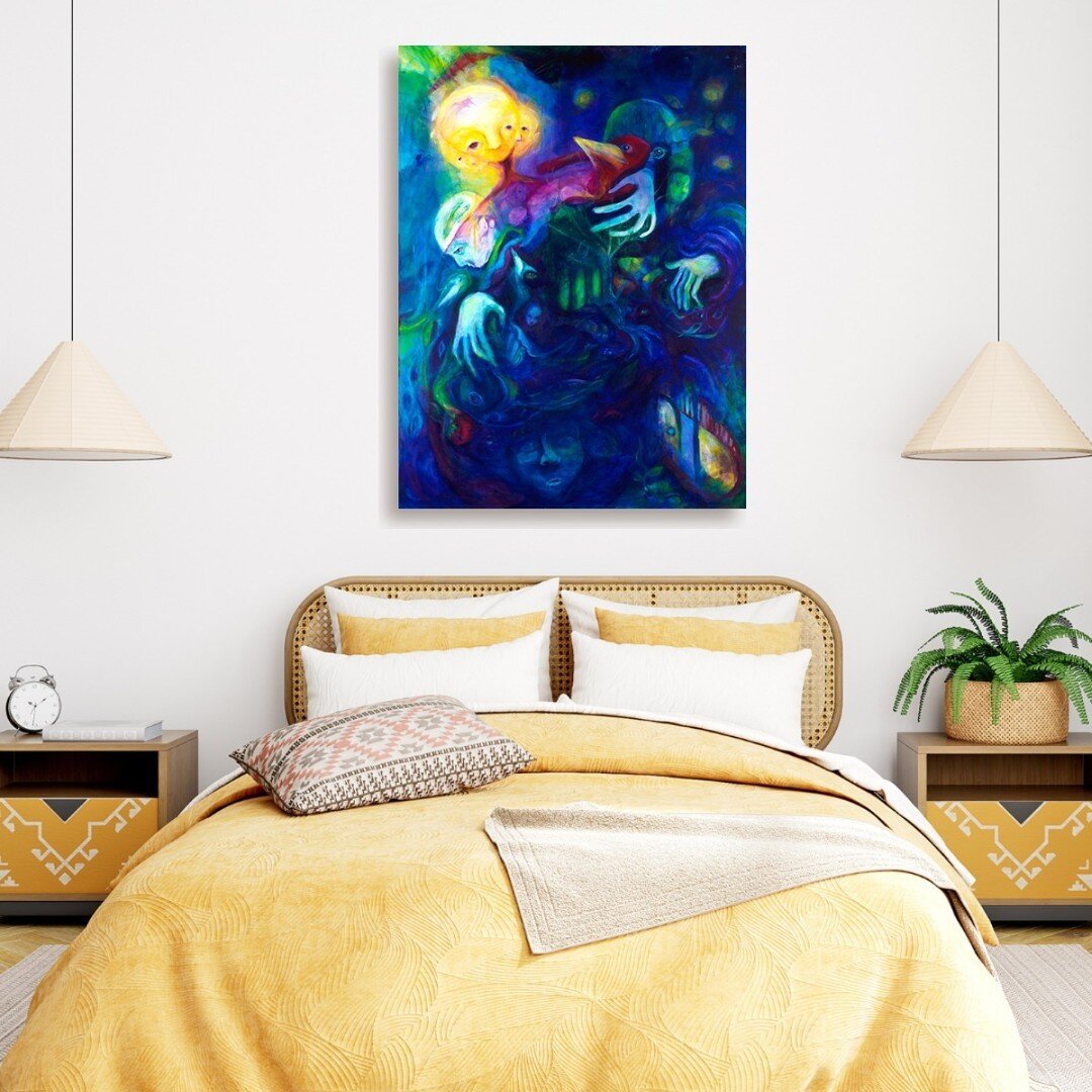 I have always been advised to tone down the color in my work...that most people want unassuming art that matches their rooms. That is decor. Decor can be lovely in spaces and ask very little of you. Art, art asks something of us. It wants to share th