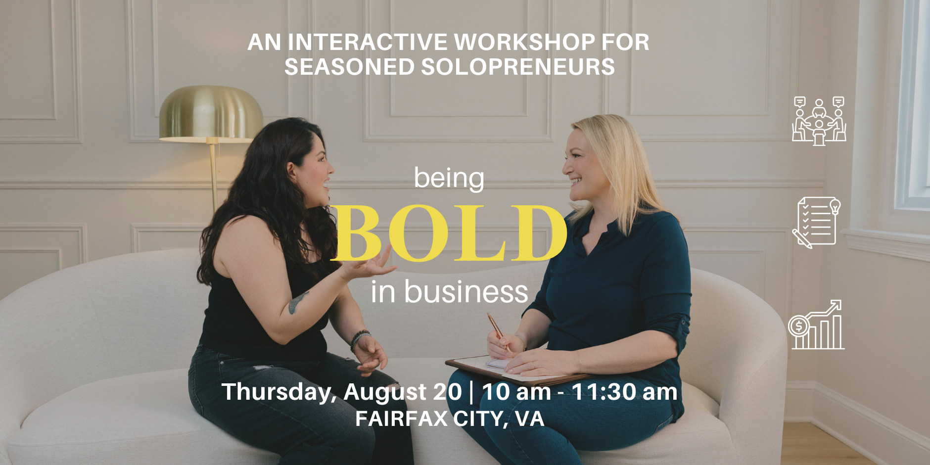 In-Person Solopreneur Strategy Workshop