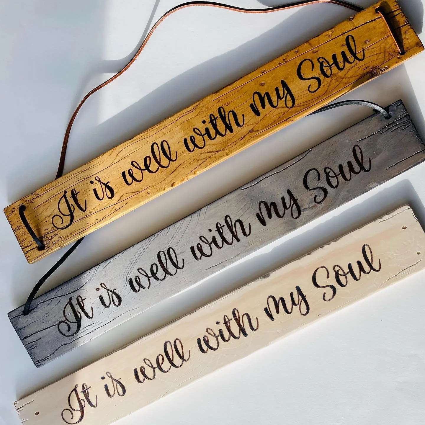 No comprising your peace!!!🥂

Finishes: Rooted Plum Distressed 
  Weathered Plum Distressed
  Snowed Plum Distressed

#sign #hym #peaceofmind #woodburningart #pyrography