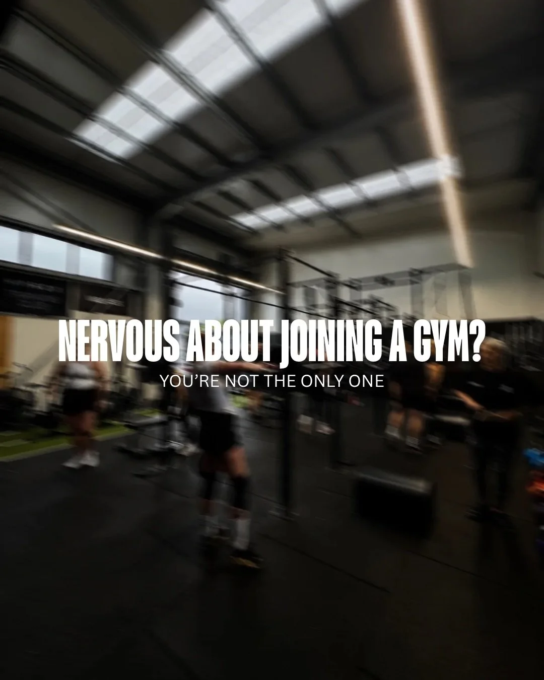 You don&rsquo;t need to get fit before joining a gym.

You join a gym to get fit.

Everyone starts somewhere.

The only difference between where you are and where they are is time.

Keep showing up. 👊