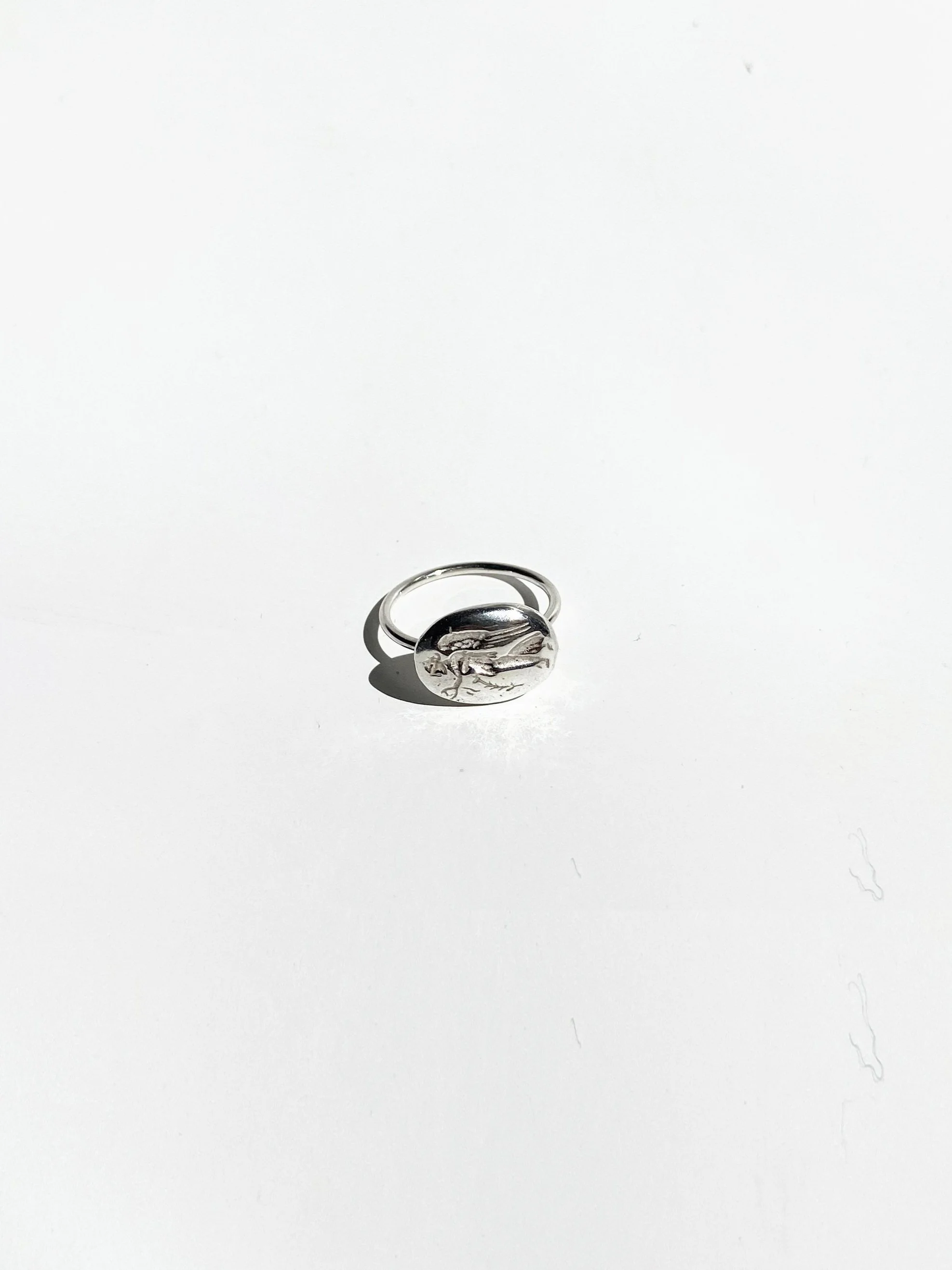 Intaglio collection - Nika ring, silver, 2023