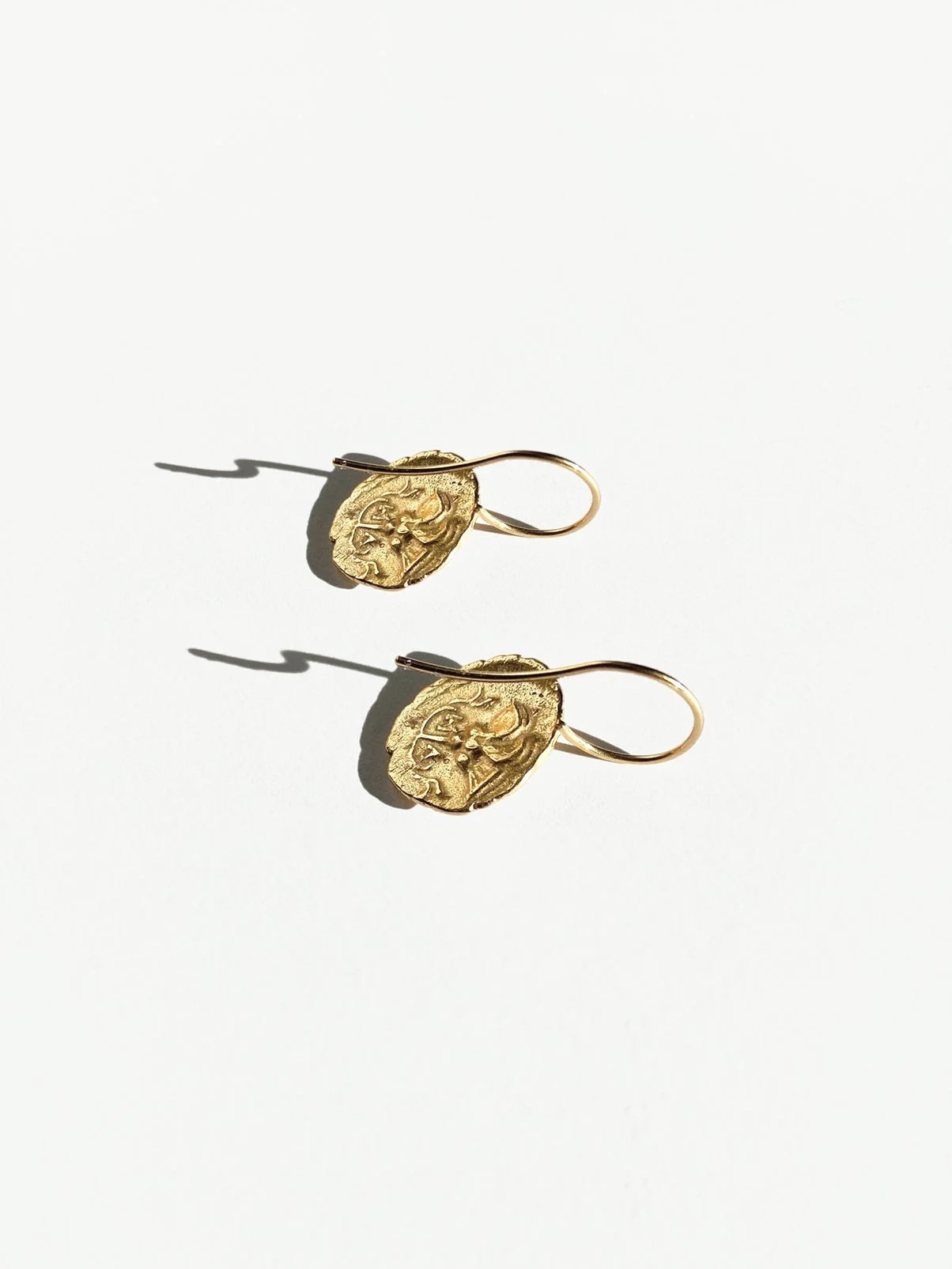 Obol collection - Obol earrings, gold, 2022