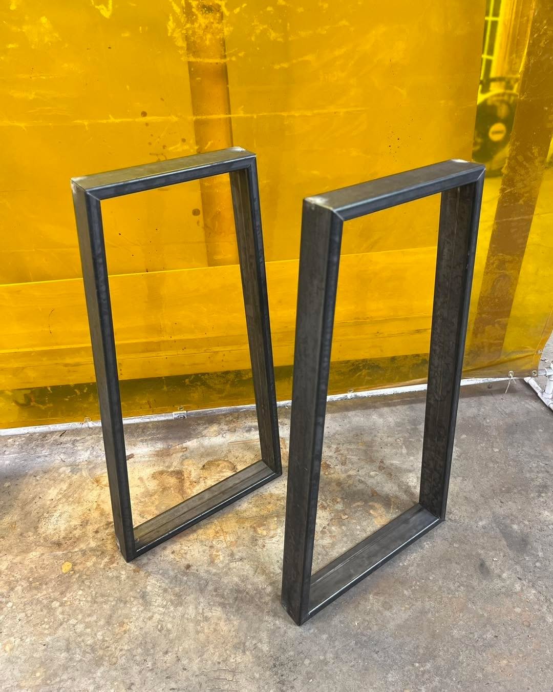 The beginning trapezoids for a table base. Once finished this piece will be almost 200 pounds! 👩&zwj;🏭🏋️&zwj;♀️

#thelittleredweldingshop #womenwhoweld #welding #fabrication #femalefabricators #metalart #custommade #alabamaartist