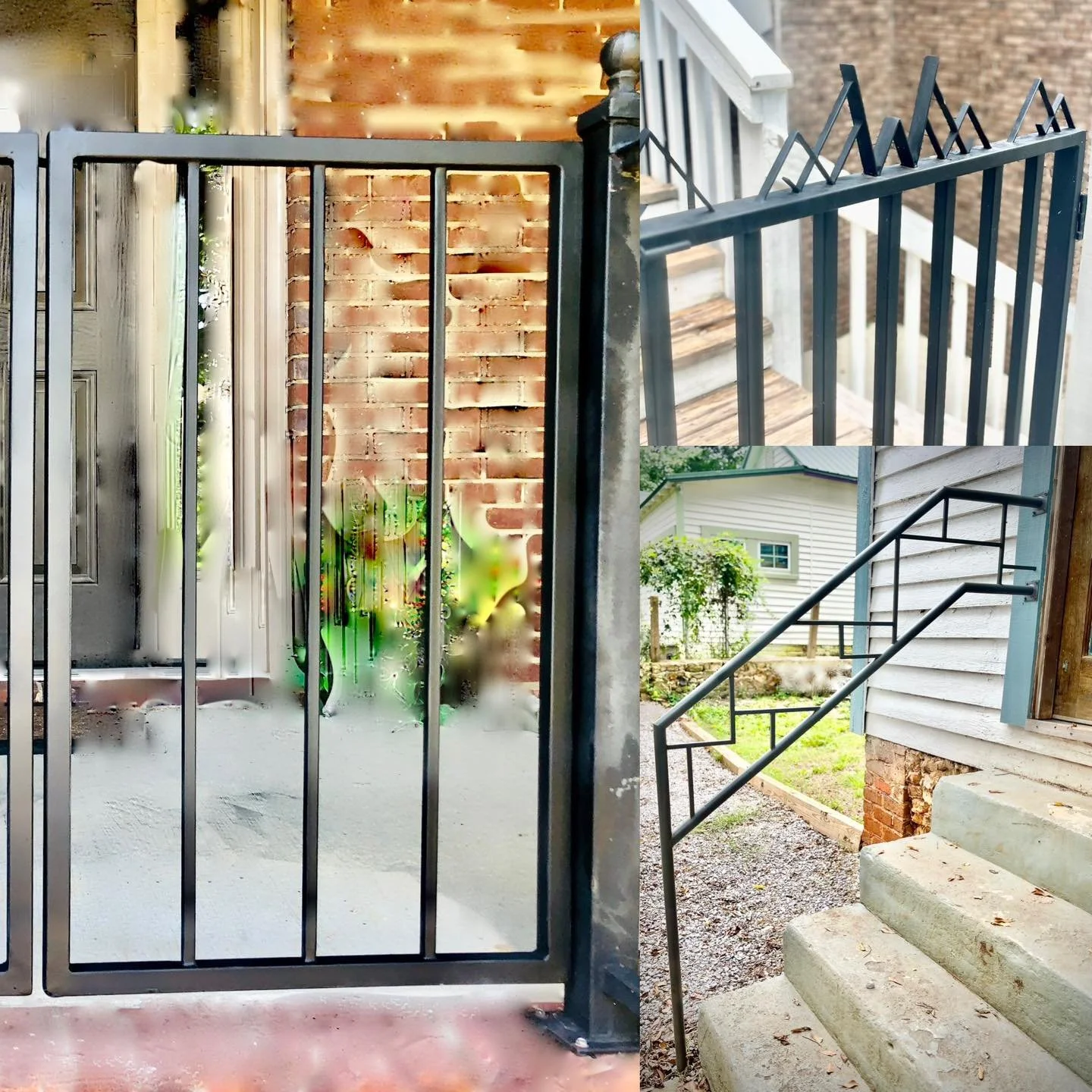 In need of a custom gate or handrail? If you have an idea, I can bring it to life. 

Contact me for a custom quote!

#thelittleredweldingshop #welding #custommade #fabrication #femalefabricators #customgates #womenwhoweld #metalart