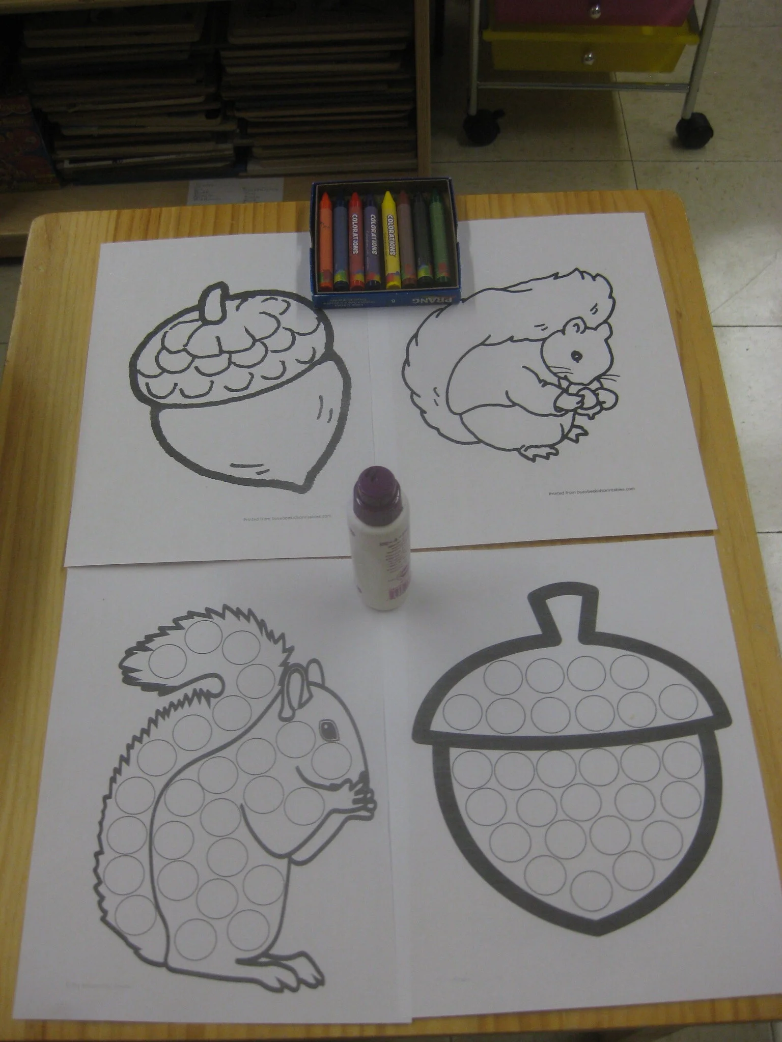 Coloring and Dot Markers