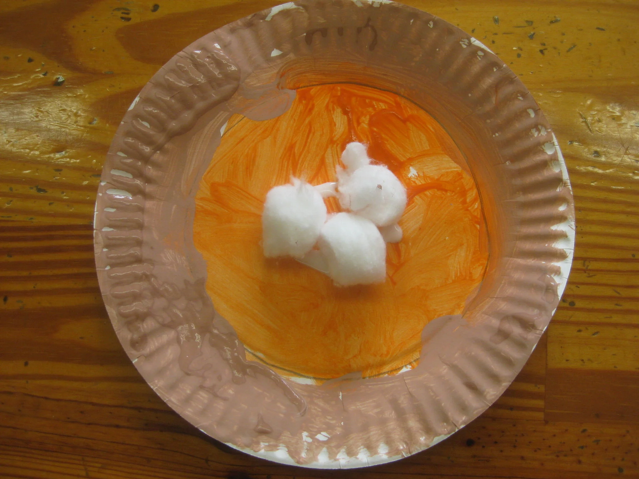 Pumpkin pie with whipped cream