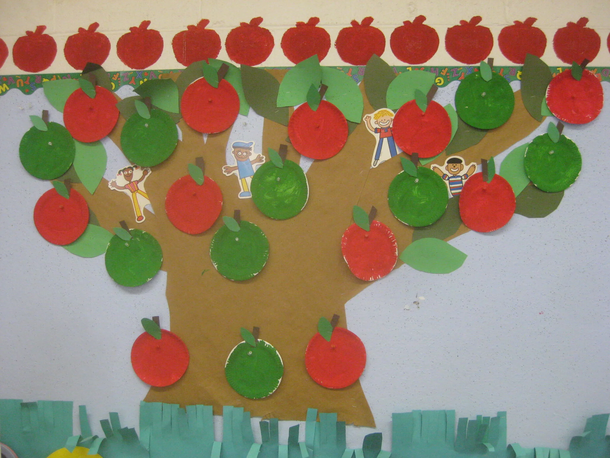 Red and green apples look good enough to eat.