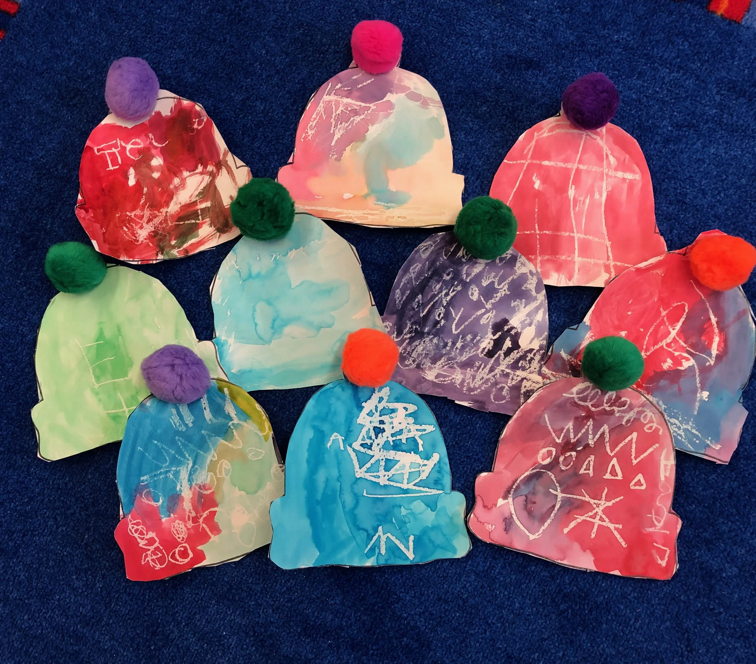 watercolor resist technique