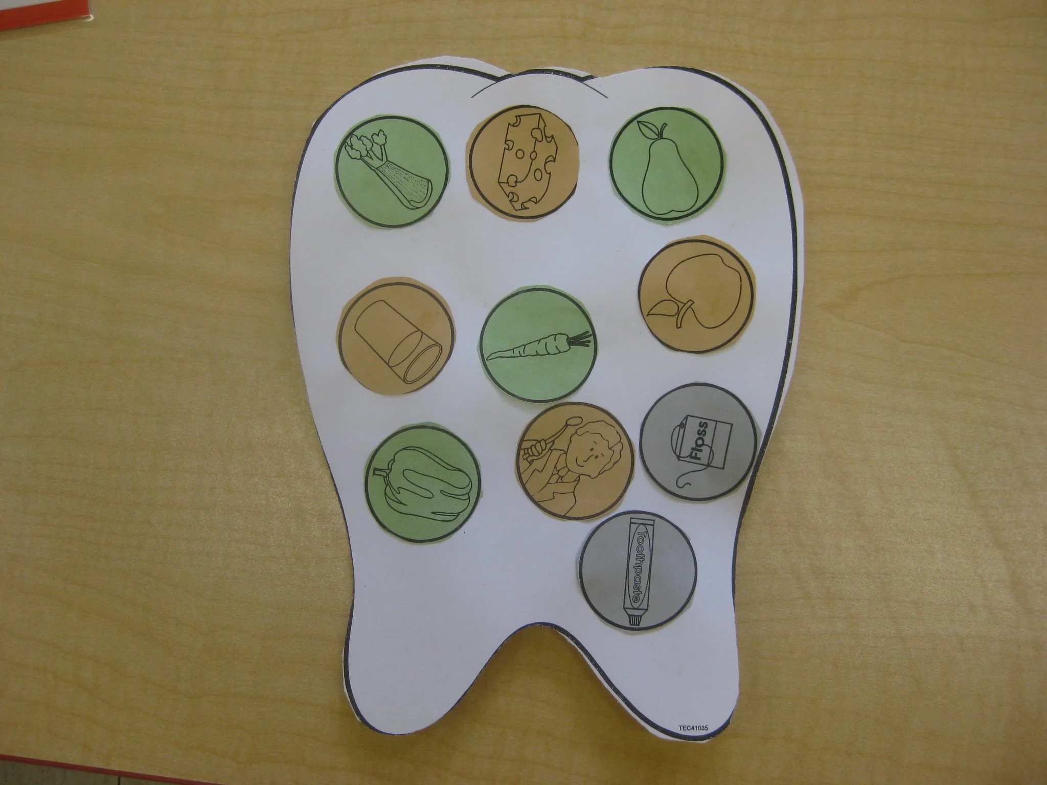 What keeps teeth healthy? (Wed. project)