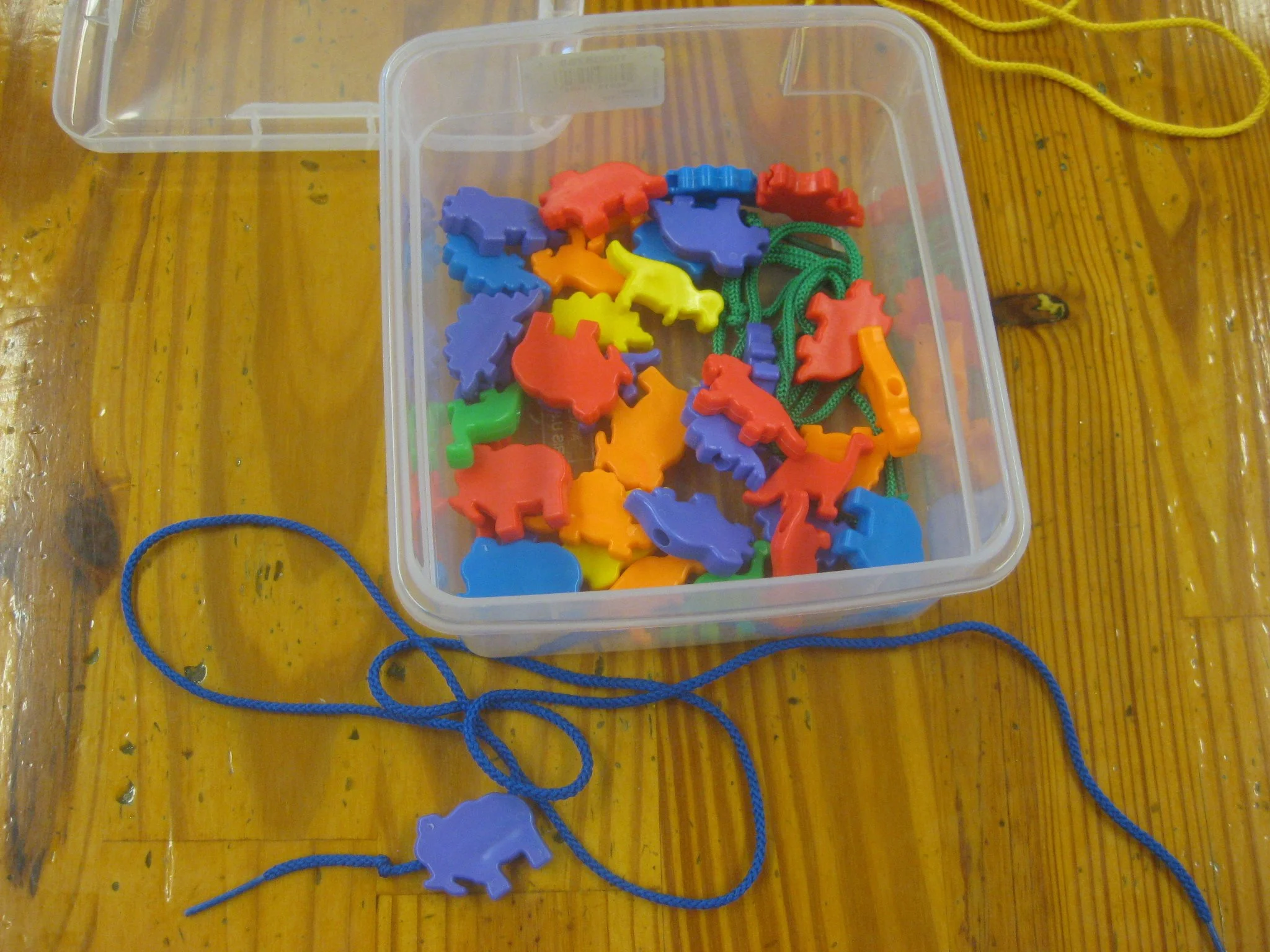 Dinosaur stringing.