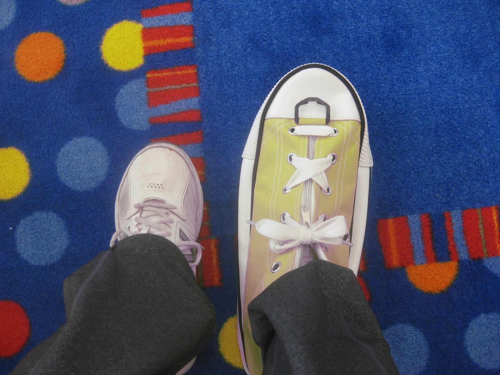 Mrs. Levine's big shoe