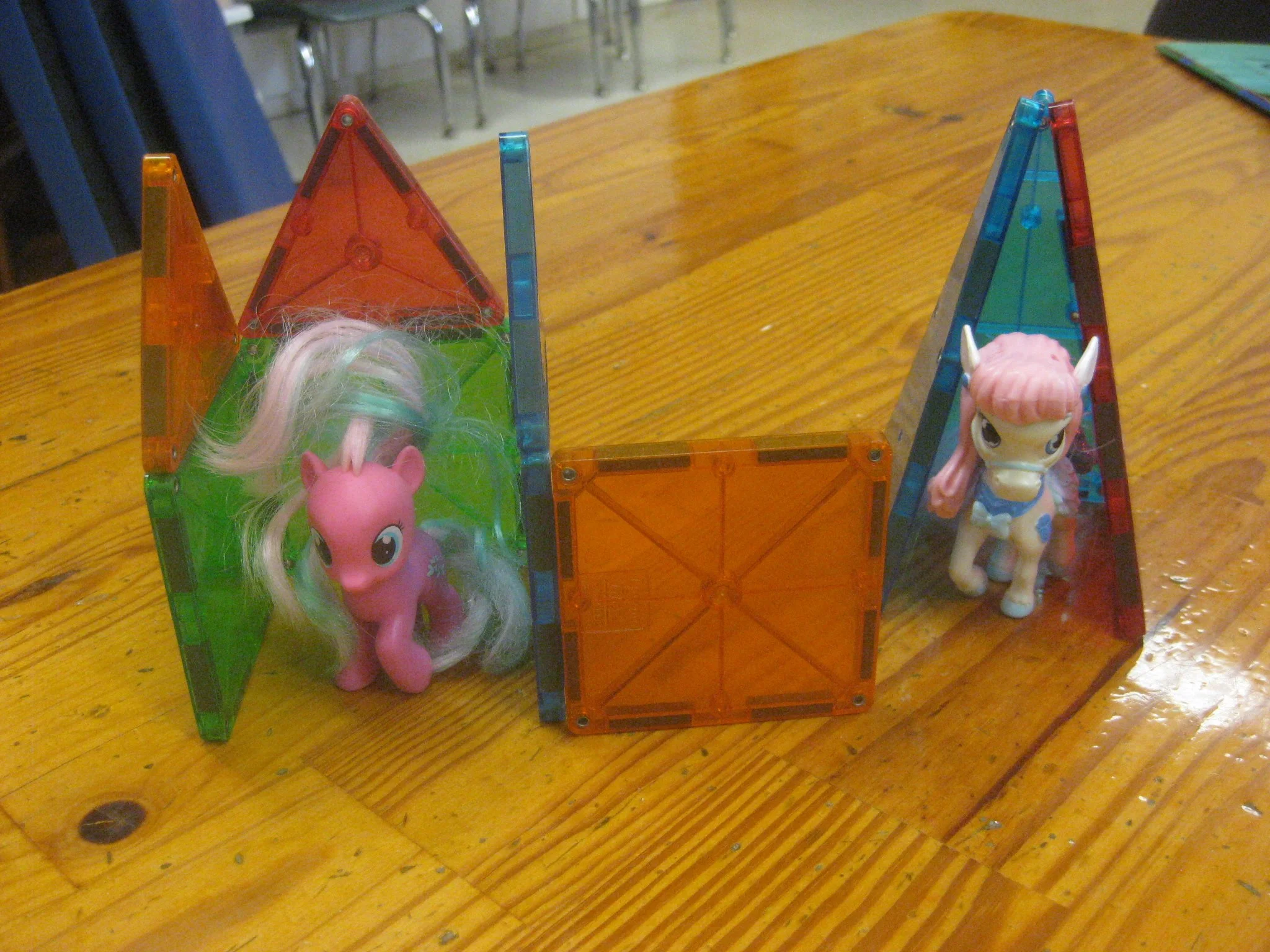 Standard size with large ponies