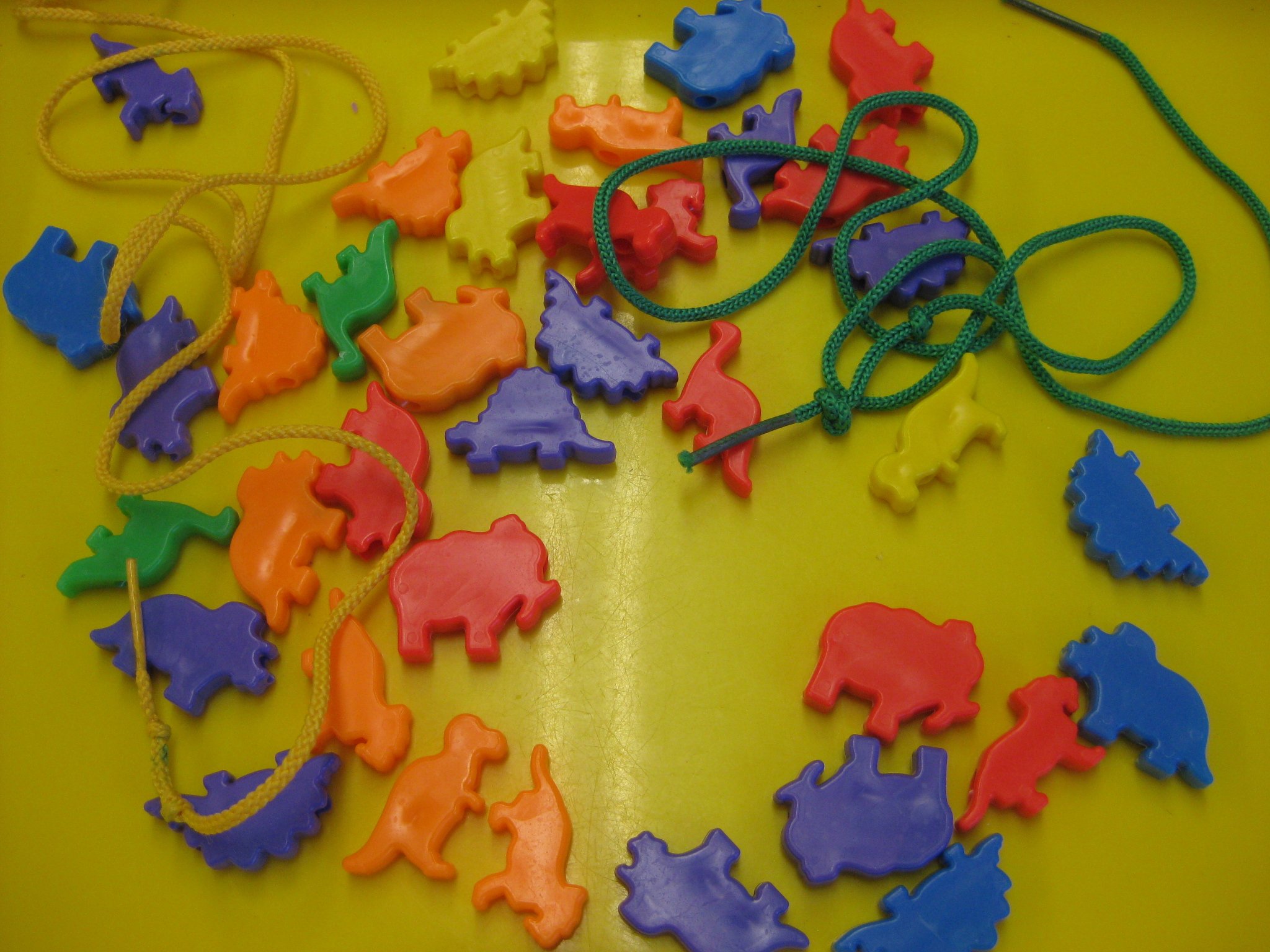 Stringing dinosaurs