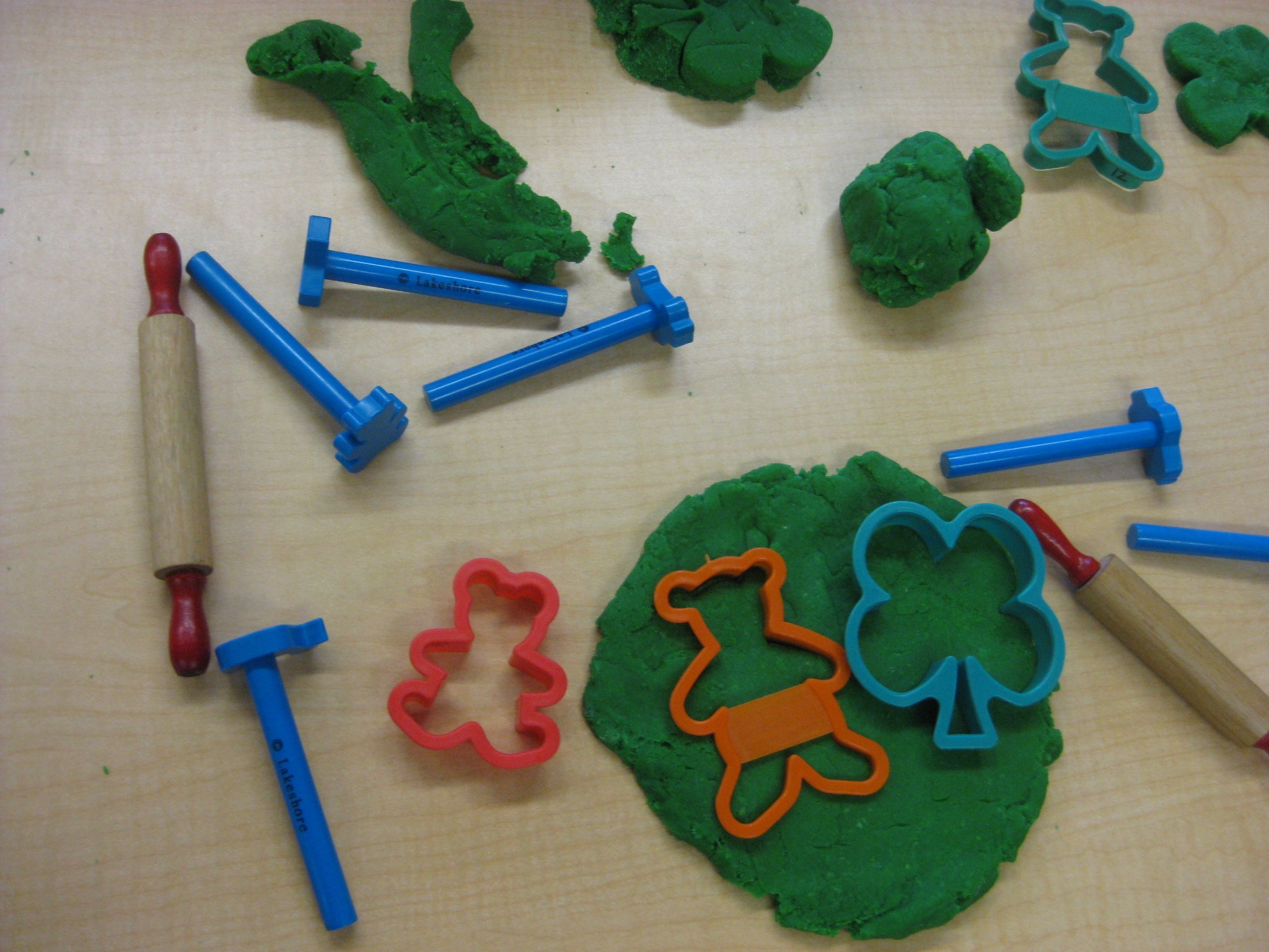 Green for St. Patrick's Day.