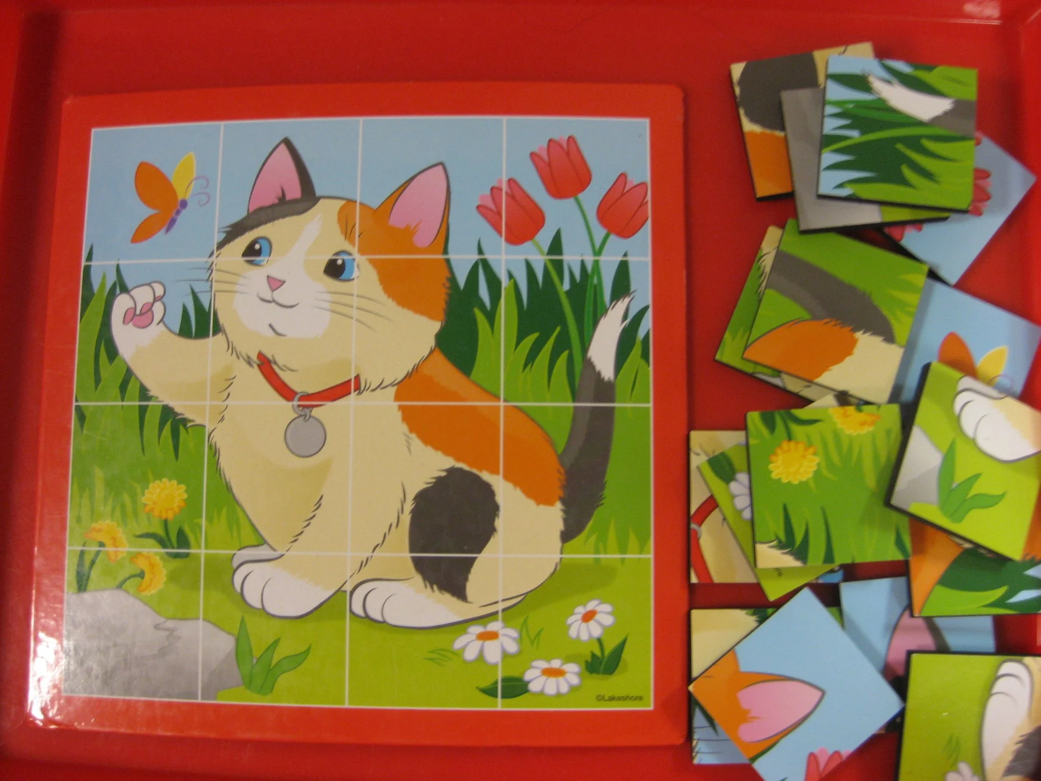 Magnetic cat puzzle