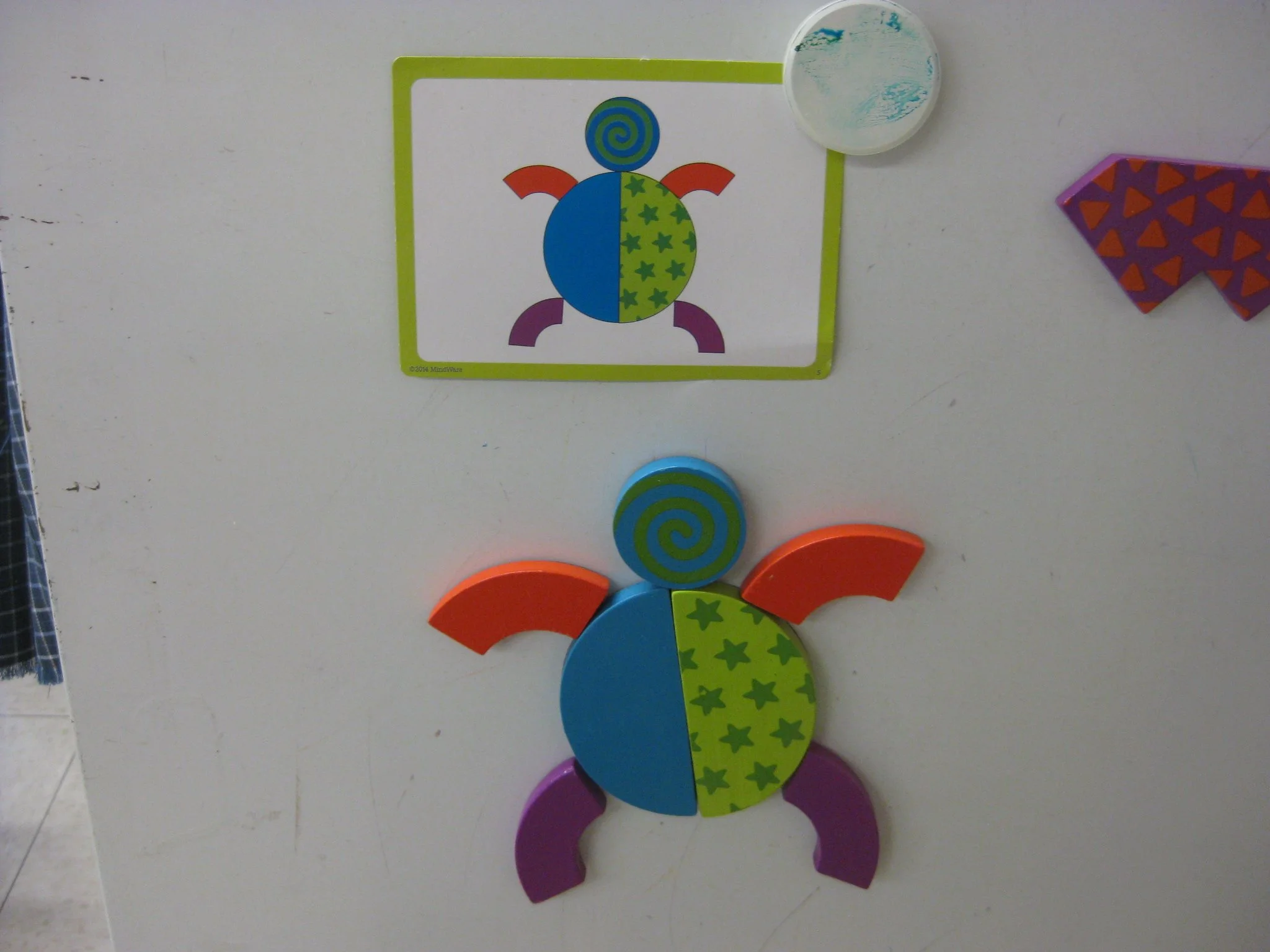 Recreate the picture with blocks