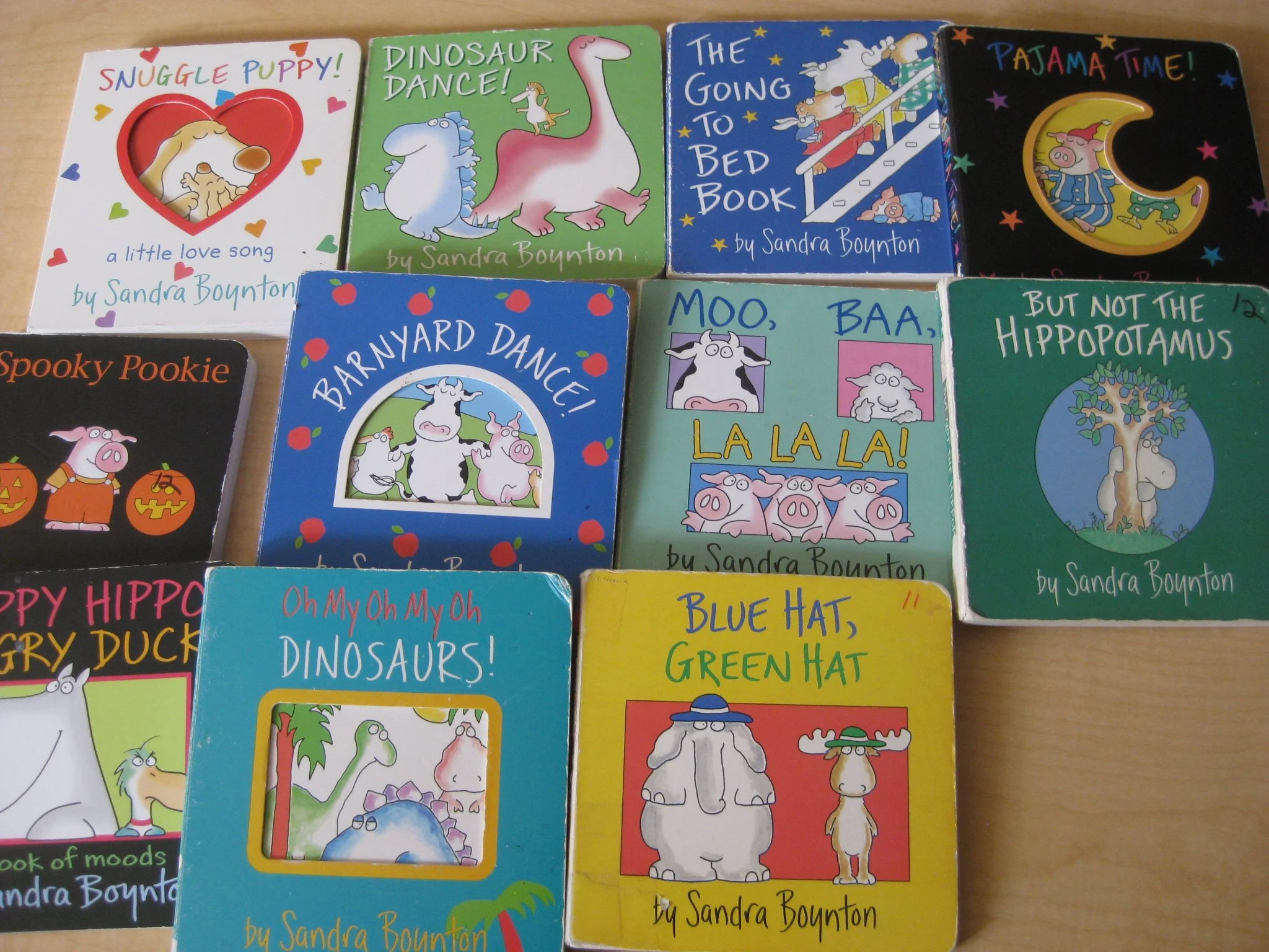 Read Blue Hat, Green Hat for laughter.