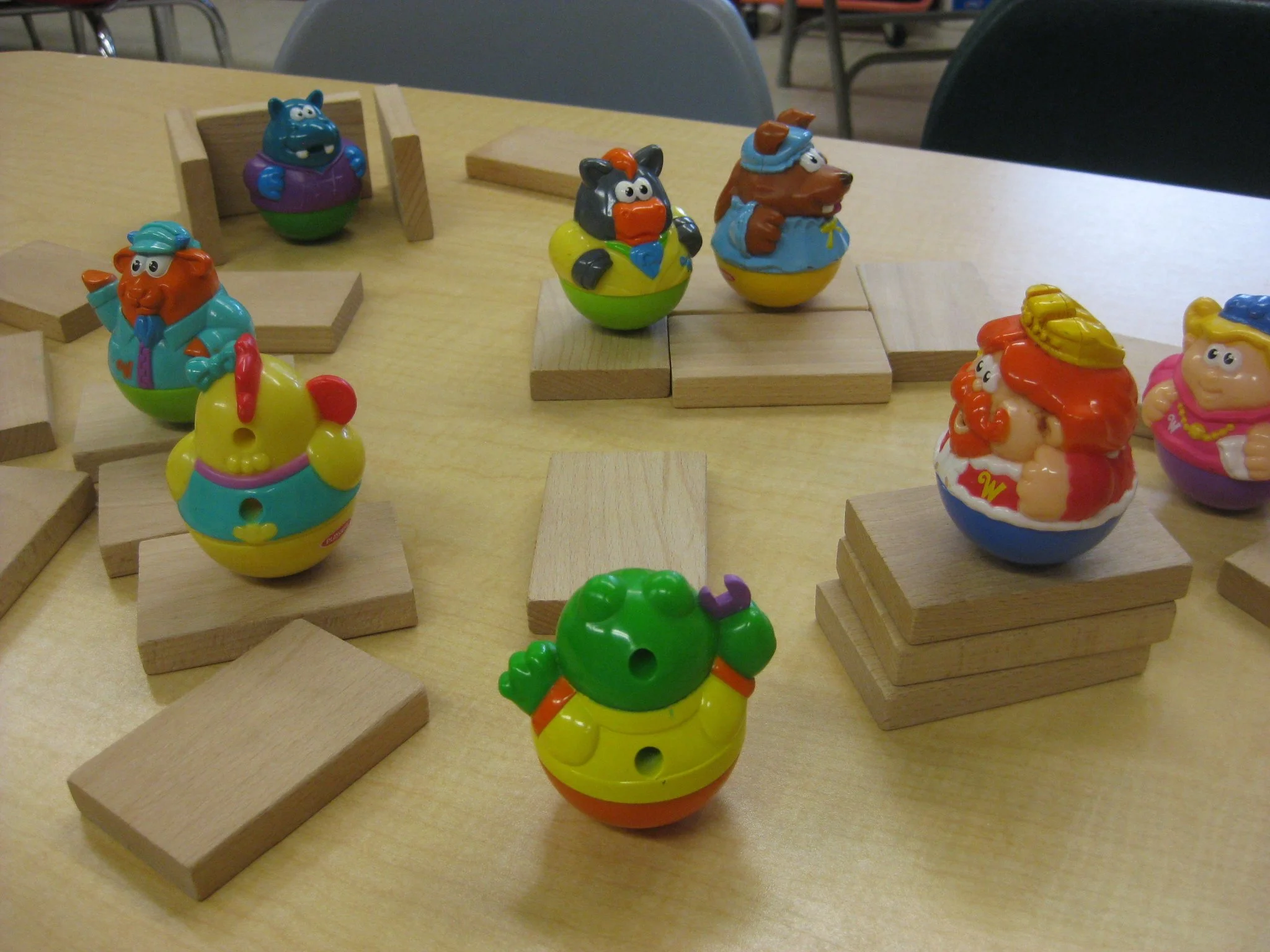 Weebles and blocks