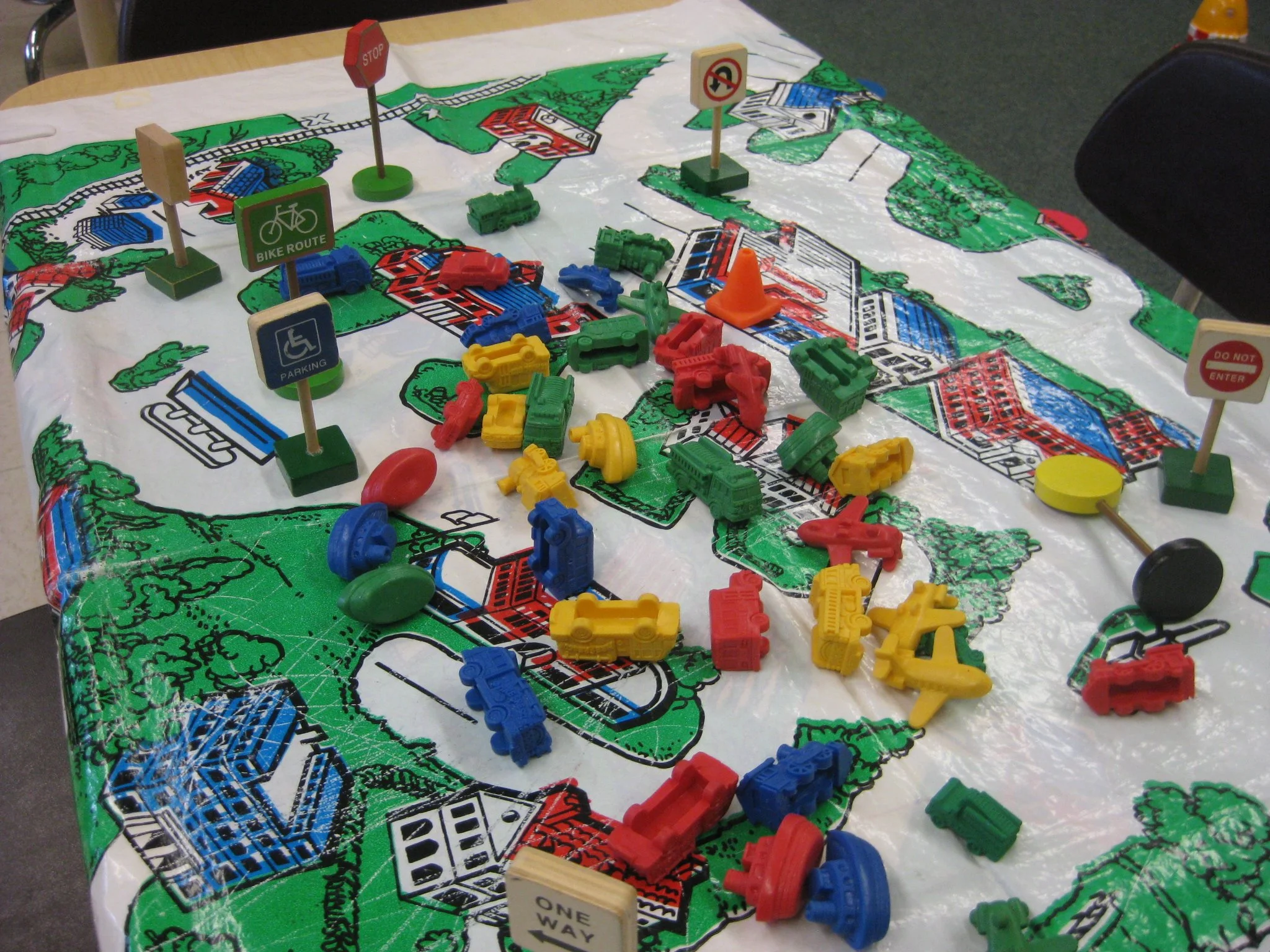 Vehicles and play mat