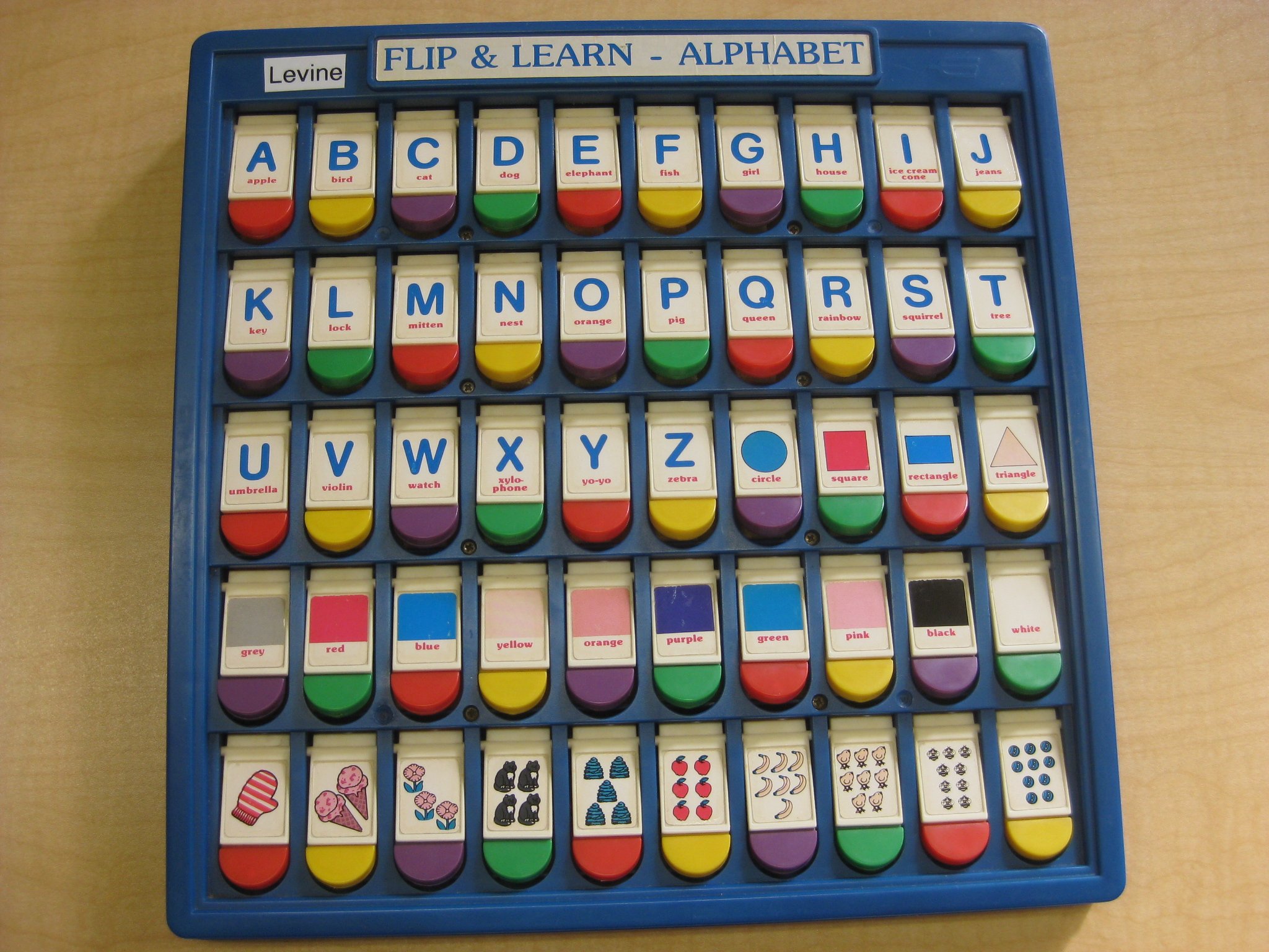 Flip and learn alphabet