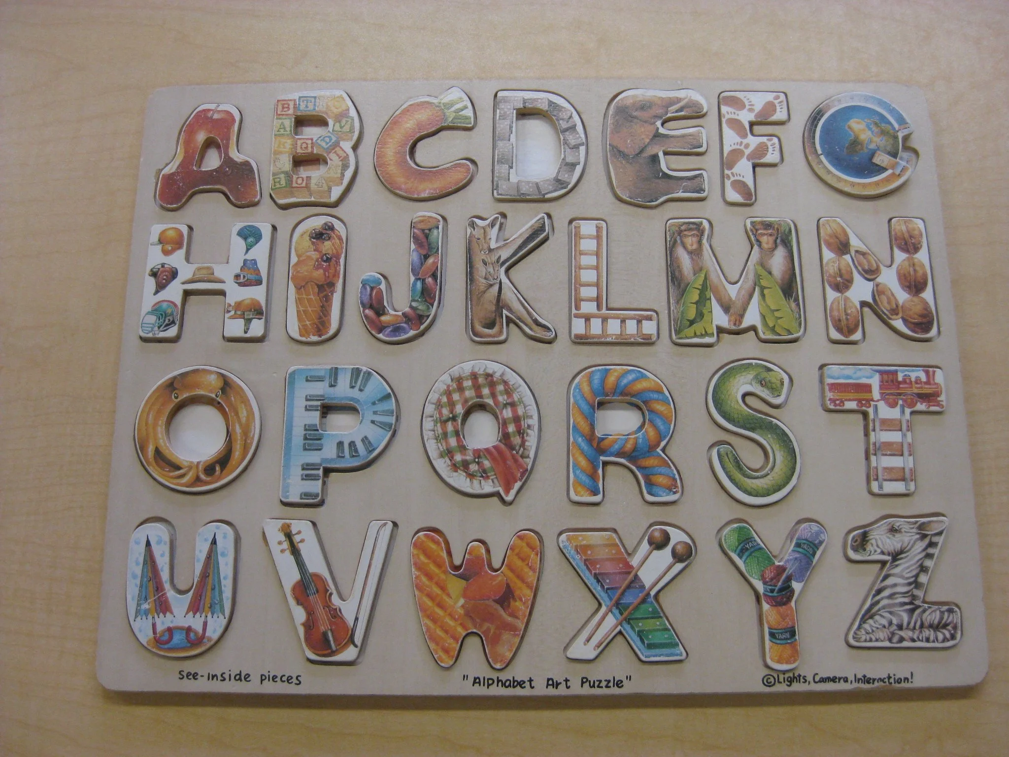 Alphabet puzzle